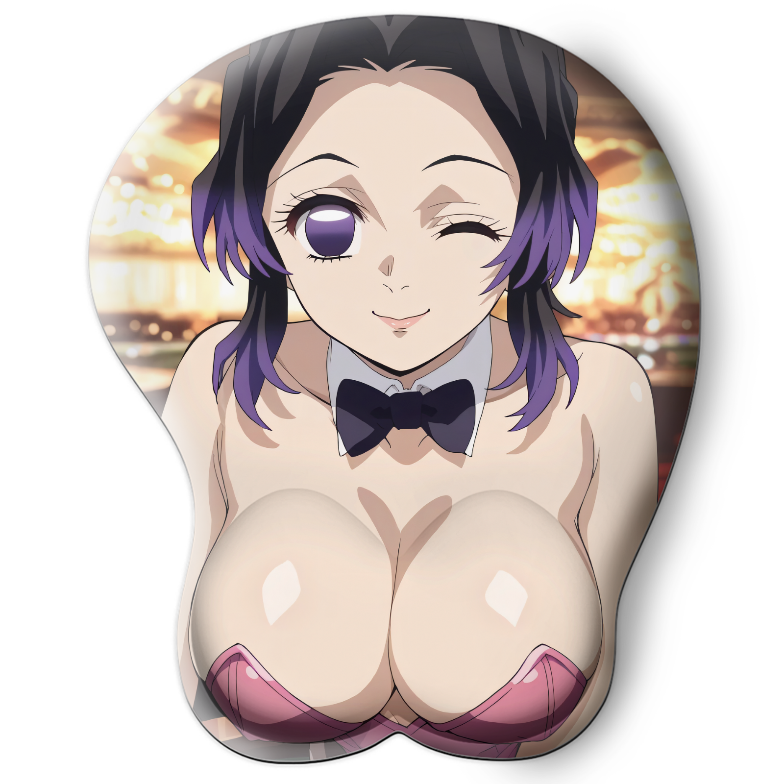 3D oppai Anime MousePad with Wrist Rest by  Demon Slayer Shinobu kosho #01