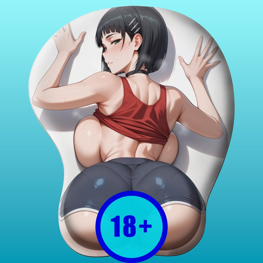 3D butt Anime Mouse Pad with Wrist Rest by Sword Art Online Kirigaya Suguha #02