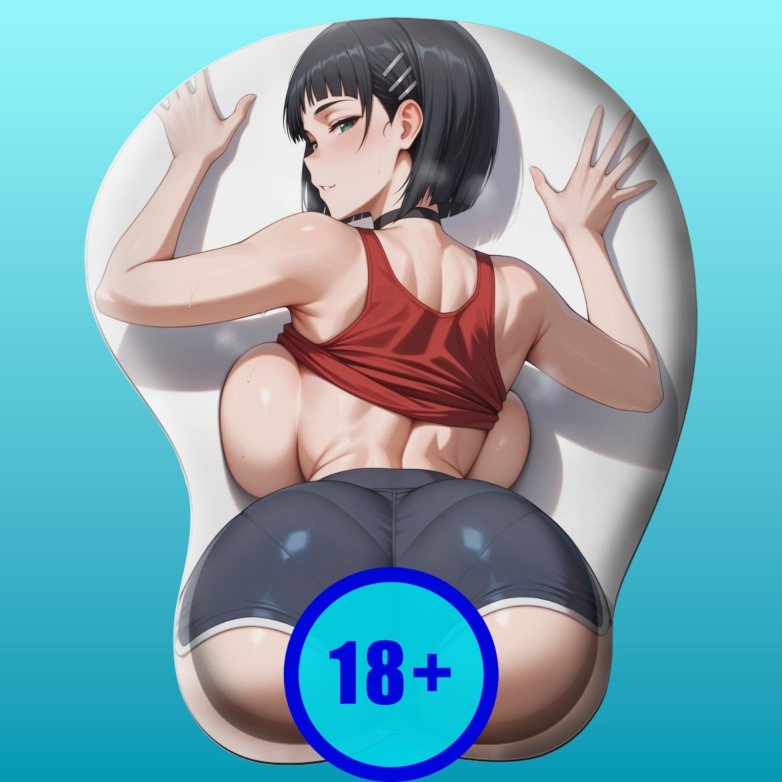 3D butt Anime Mouse Pad with Wrist Rest by Sword Art Online Kirigaya Suguha #02