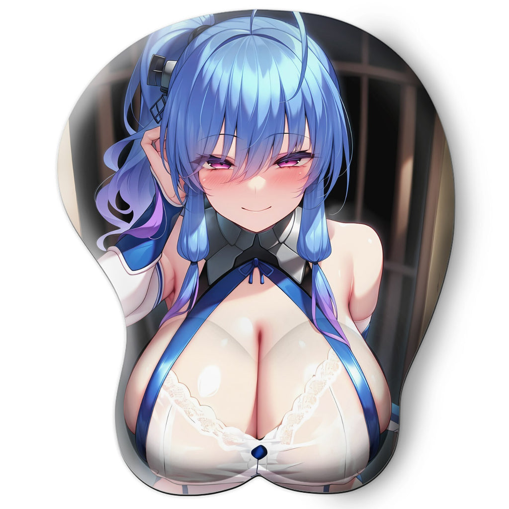 3D oppai Anime Mouse Pad with Wrist Rest by Azur Lane St. Louis #04