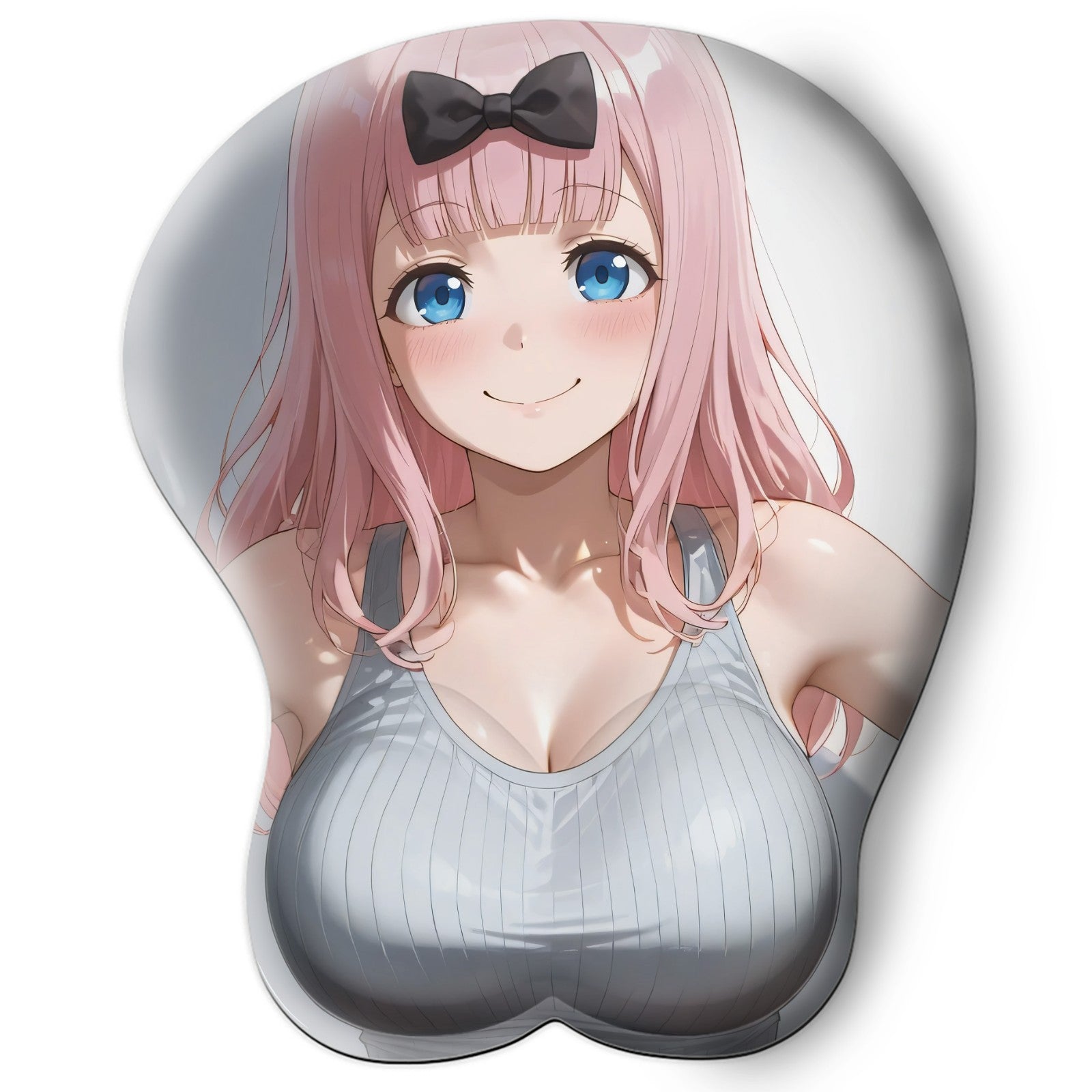 3D Oppai Anime Mouse Pad with Wrist Rest by Kaguya-sama Chika Fujiwara #01