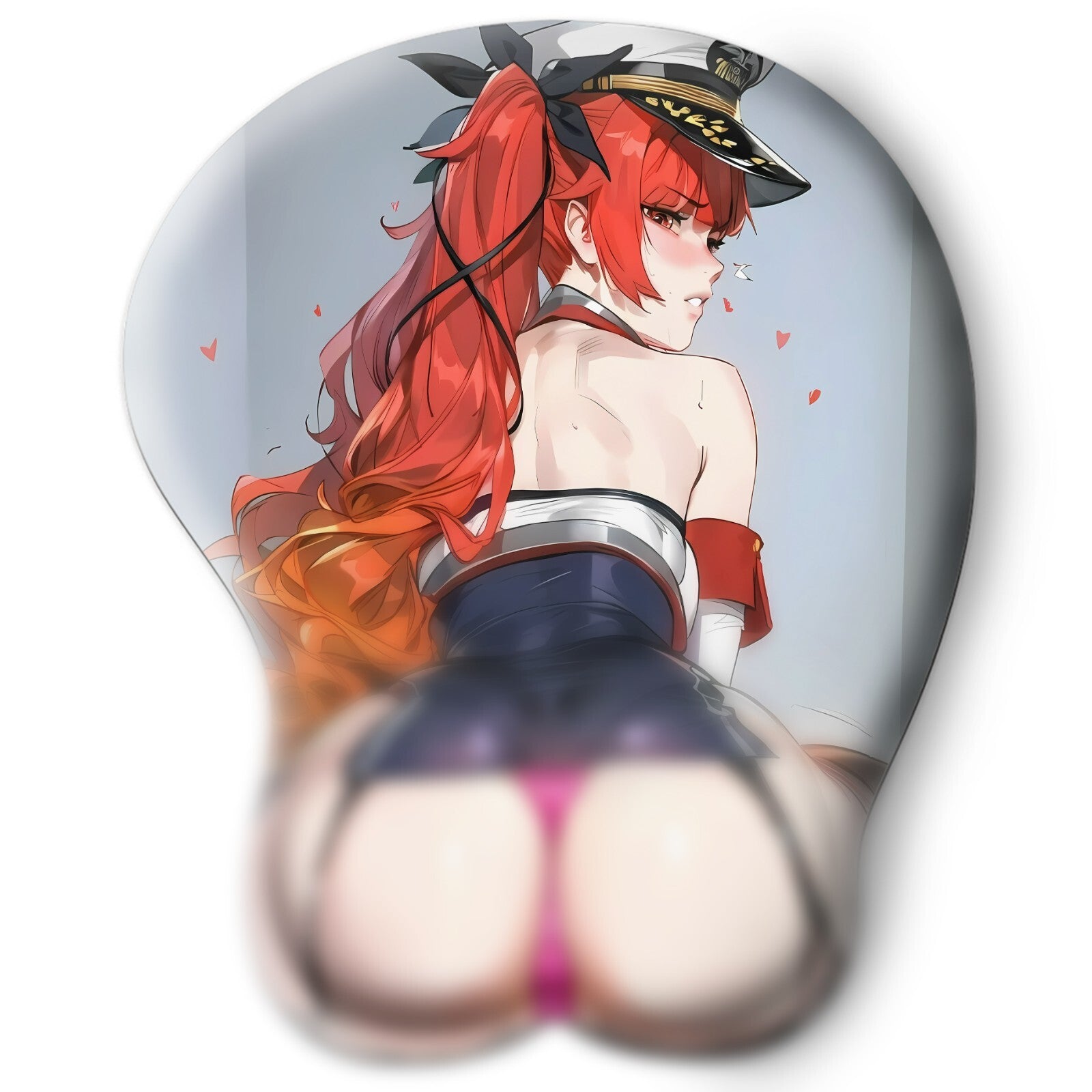 3D butt Anime Mouse Pad with Wrist Rest by Azur Lane Honolulu #02