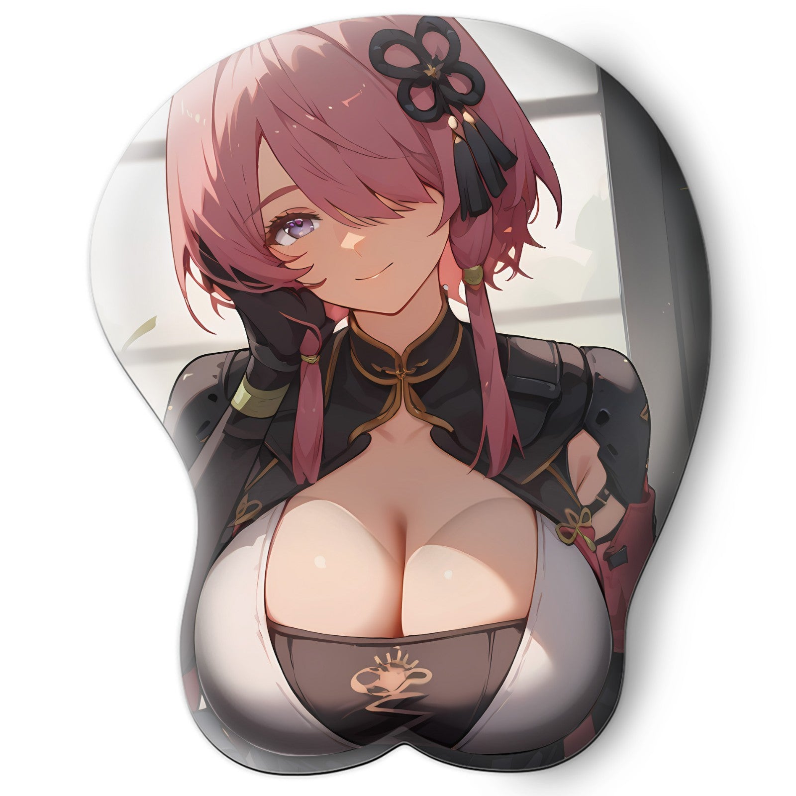 3D oppai Anime Mouse Pad with Wrist Rest by Wuthering Waves Taoqi #01