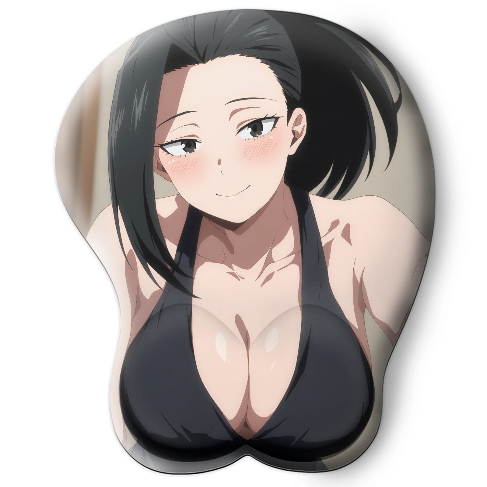 3D Oppai Anime Mouse Pad with Wrist Rest by My hero academia Momo Yaoyorozu #01