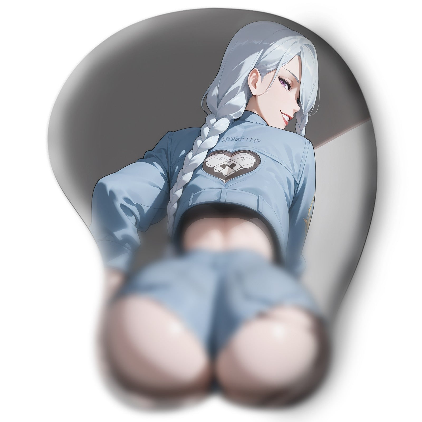 3D butt Anime Mouse Pad with Wrist Rest by Jujutsu kaisen Mei mei #02