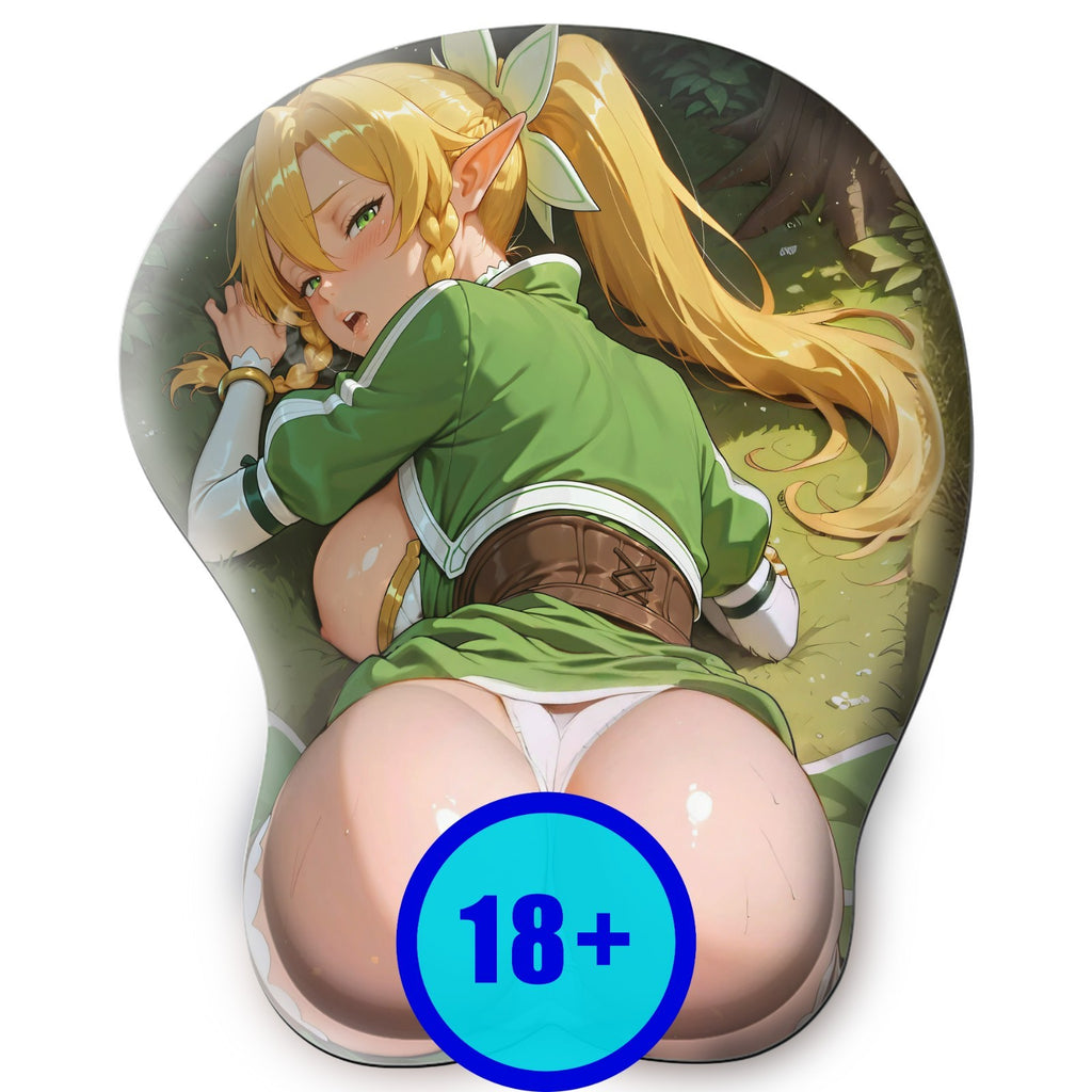 3D butt Anime Mouse Pad with Wrist Rest by Sword Art Online Leafa #02