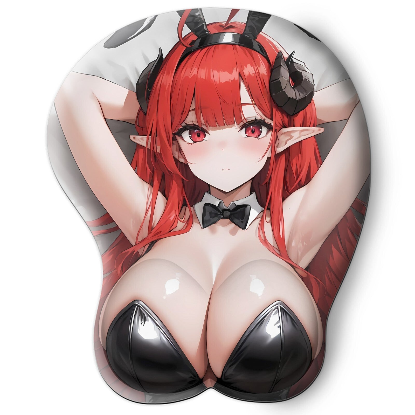 3D oppai Anime Mouse Pad with Wrist Rest by Azur Lane Hindenburg #01