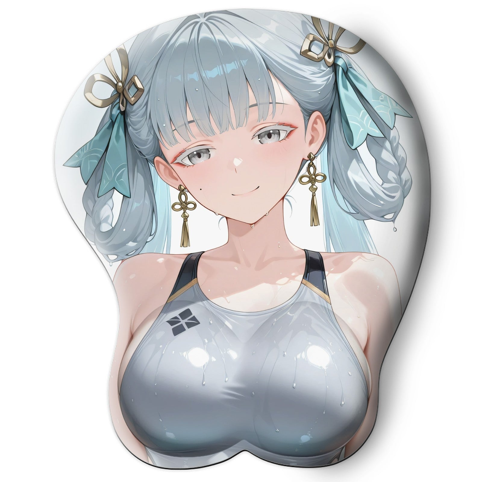 3D oppai Anime Mouse Pad with Wrist Rest by Wuthering Waves Jinhsi  #01