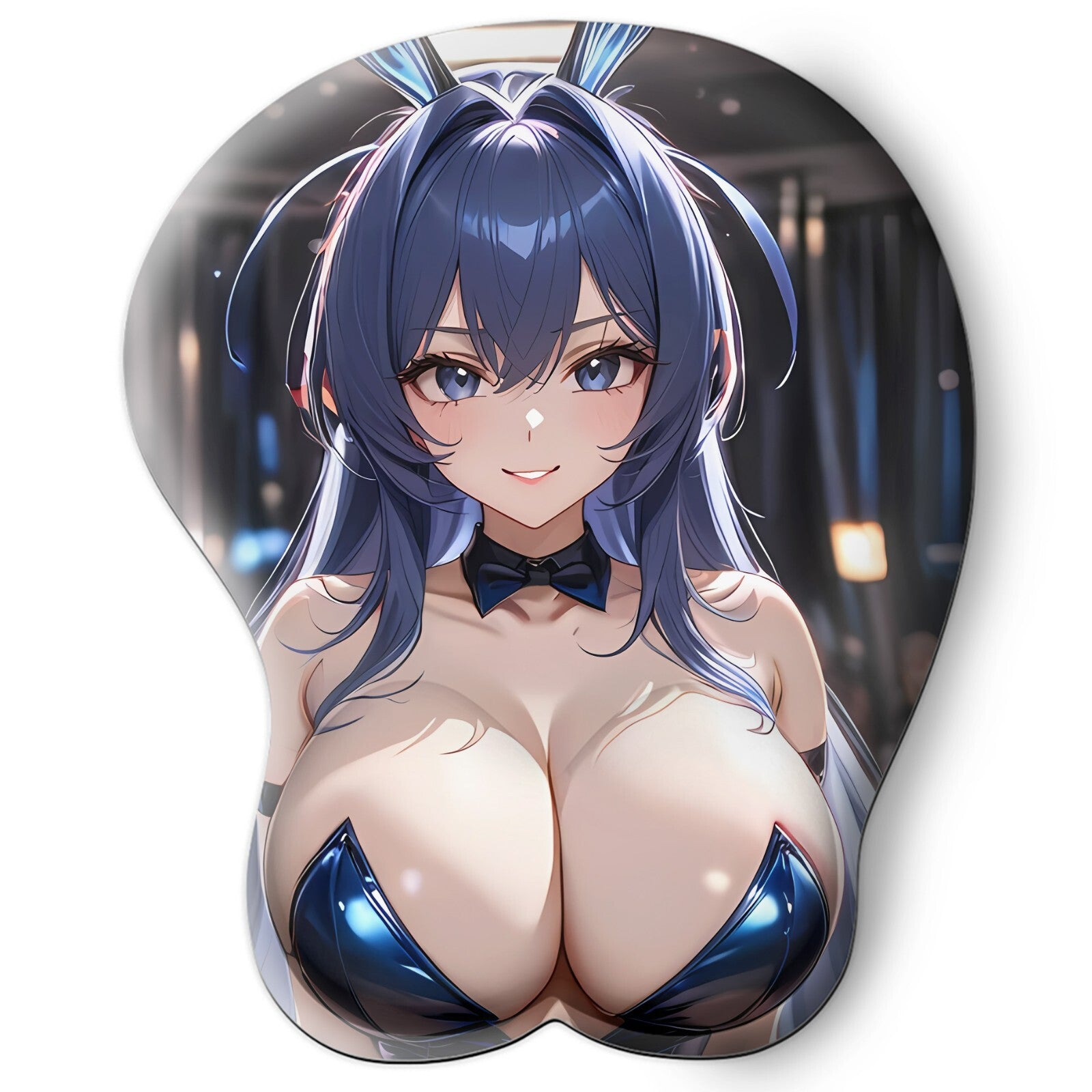 3D oppai Anime Mouse Pad with Wrist Rest by Azur Lane New Jersey #04