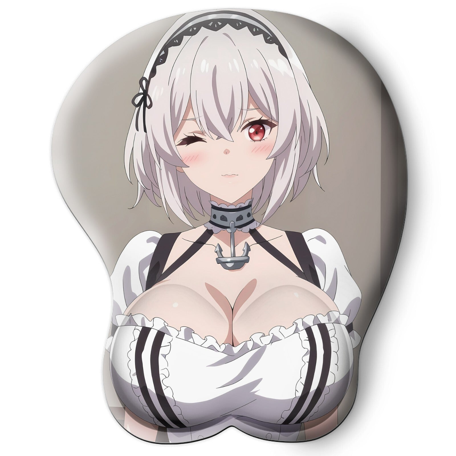 3D oppai Anime Mouse Pad with Wrist Rest by Azur Lane Sirius #02