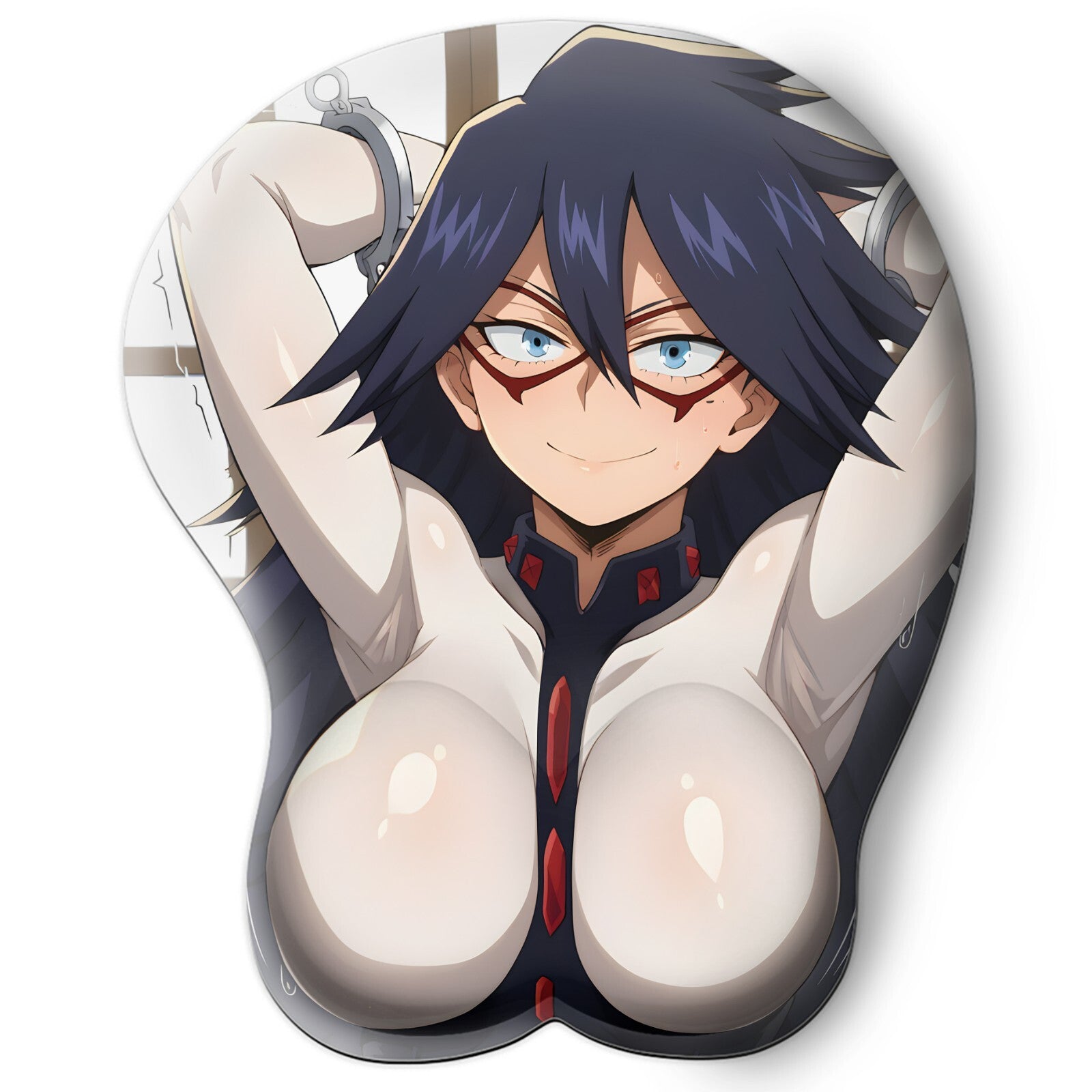 3D oppai Anime Mouse Pad with Wrist Rest by My hero academia Midnight #01