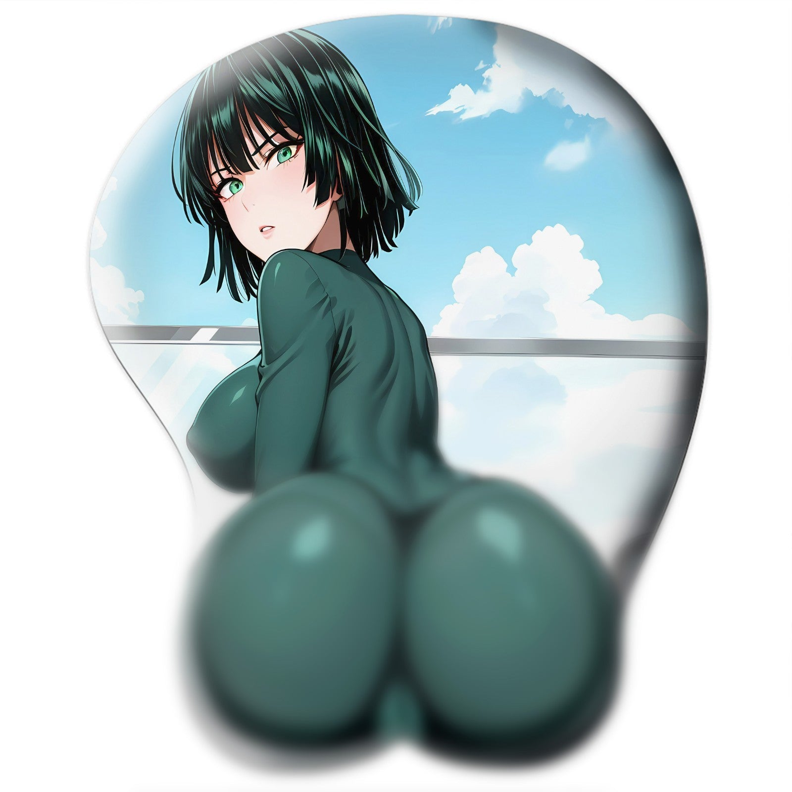 3D butt Anime Mouse Pad with Wrist Rest by One punch man Fubuki #03