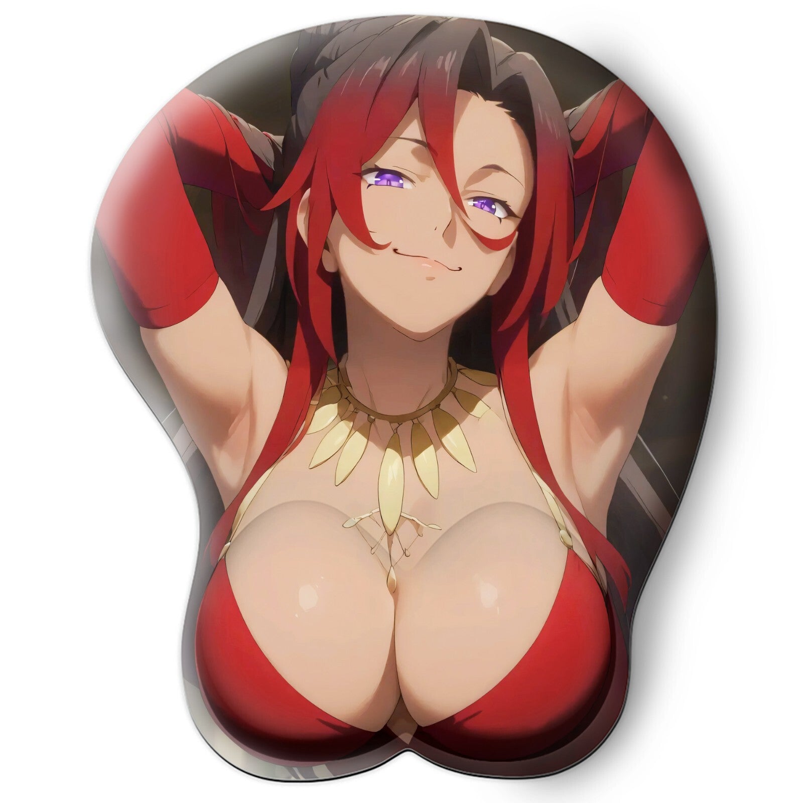 3D oppai Anime Mouse Pad with Wrist Rest by konosuba Sylvia #01