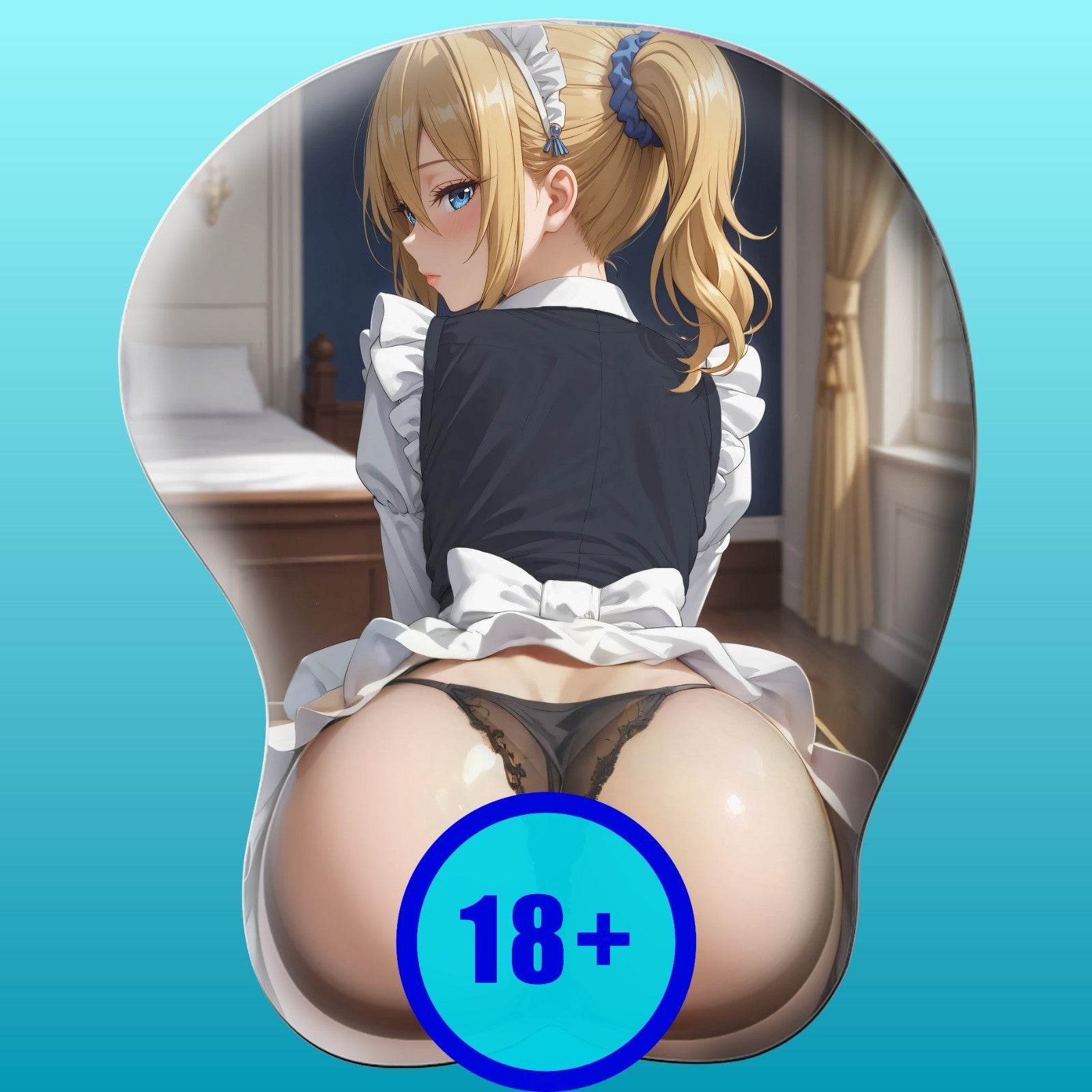 3D butt Anime Mouse Pad with Wrist Rest by Kaguya-sama Ai Hayasaka #02