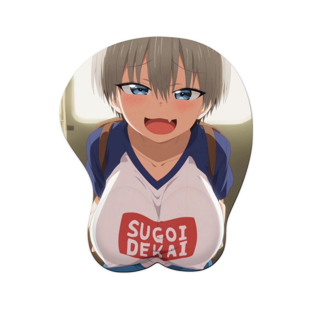 3D oppai Anime Mouse Pad with Wrist Rest by Uzaki-chan #02