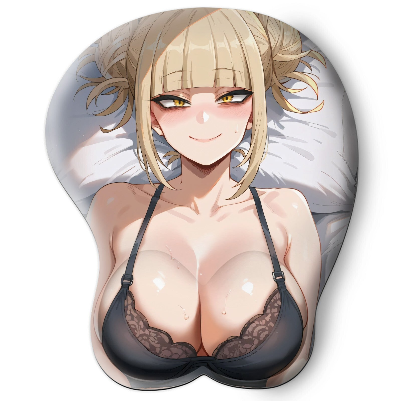 3D oppai Anime Mouse Pad with Wrist Rest by My hero academia Himiko Toga #02