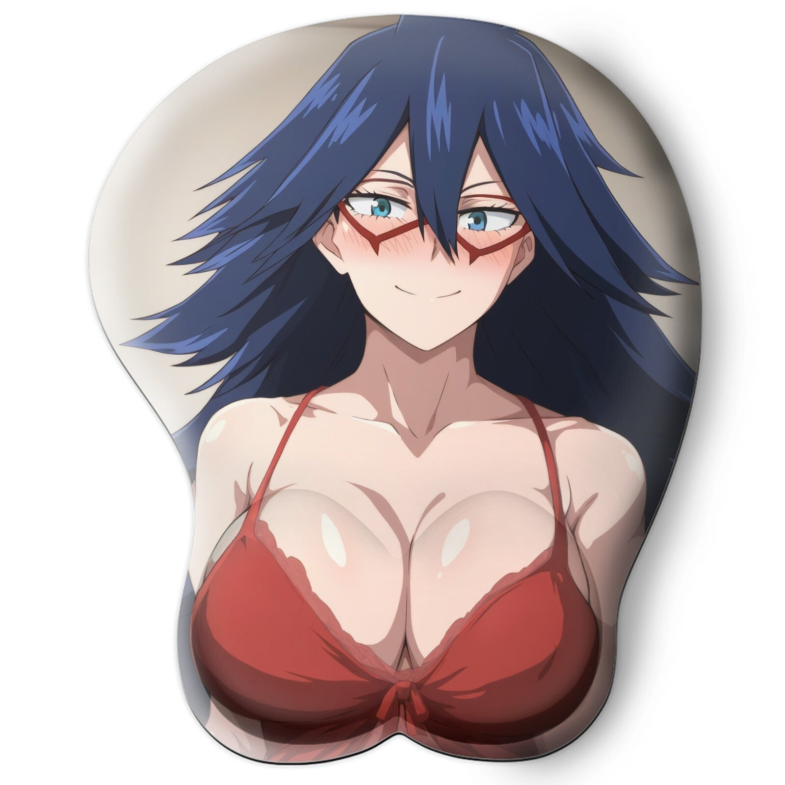 3D oppai Anime Mouse Pad with Wrist Rest by My hero academia Midnight #01