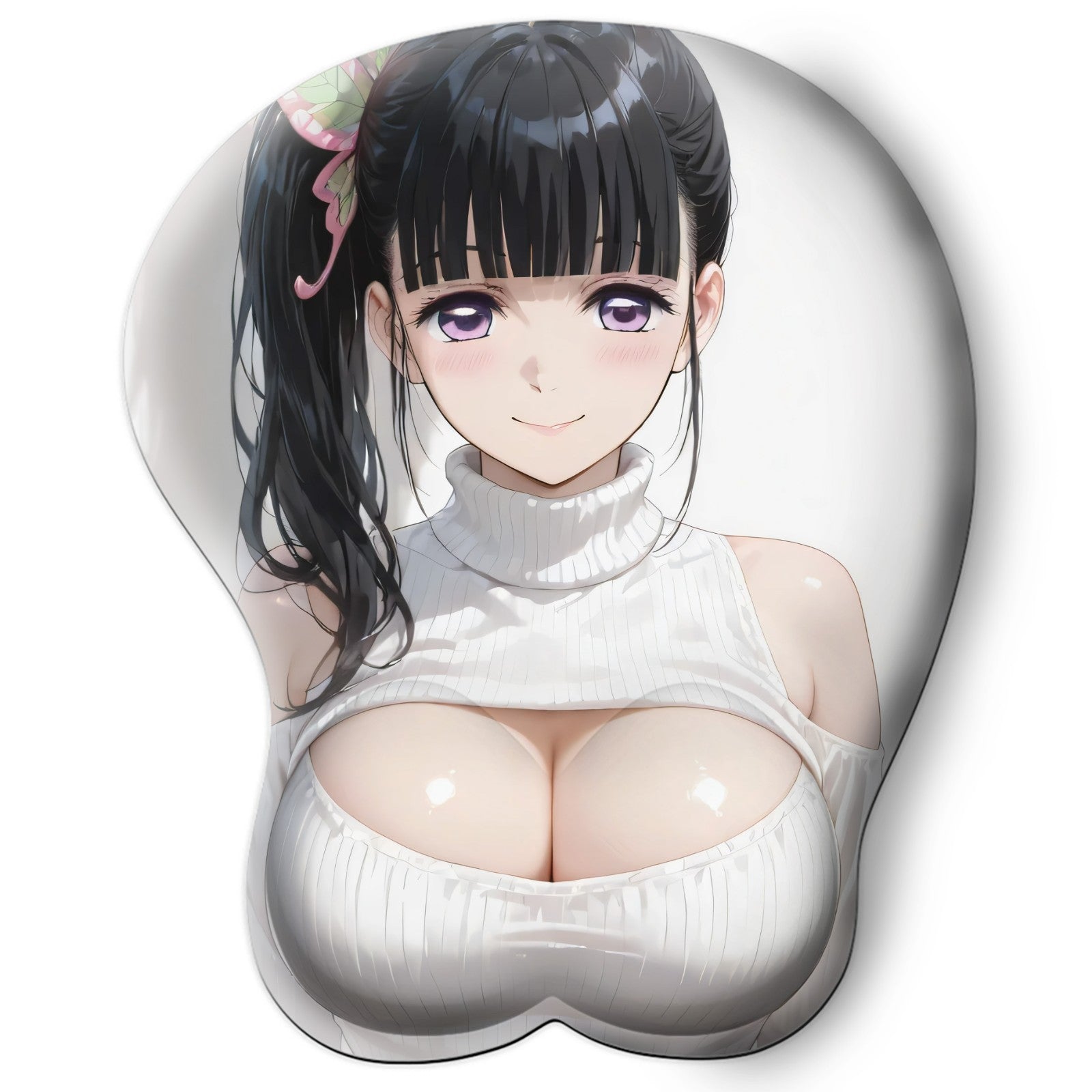 3D oppai Anime MousePad with Wrist Rest by  Demon Slayer Tsuyuri Kanao #01