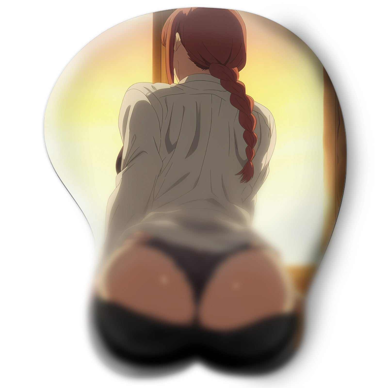 3D butt Anime Mouse Pad with Wrist Rest by Chainsaw Man Makima  #04