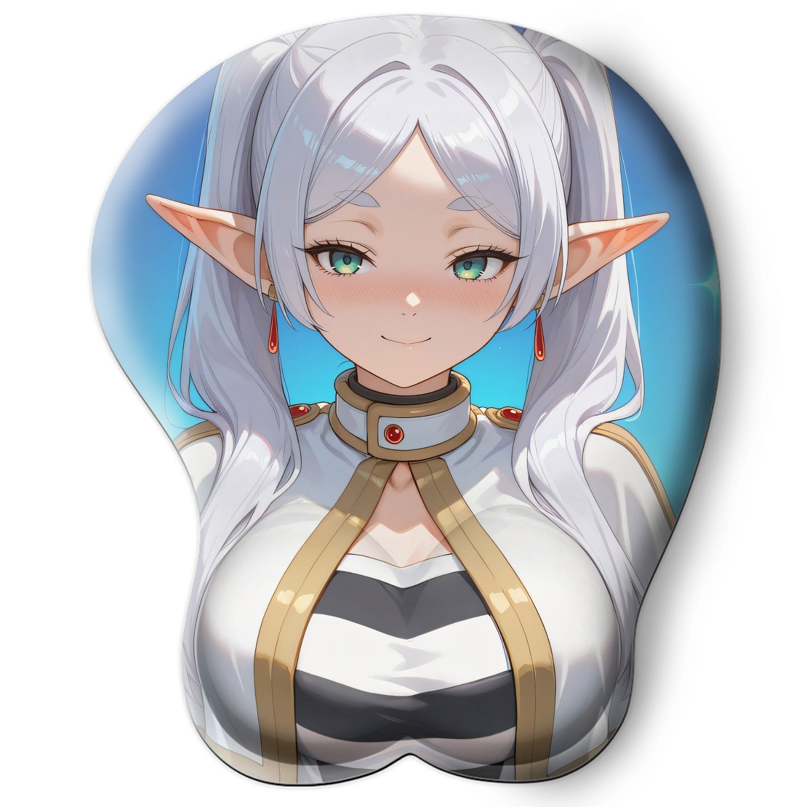 3D oppai Anime Mouse Pad with Wrist Rest by Sousou no Frieren #01