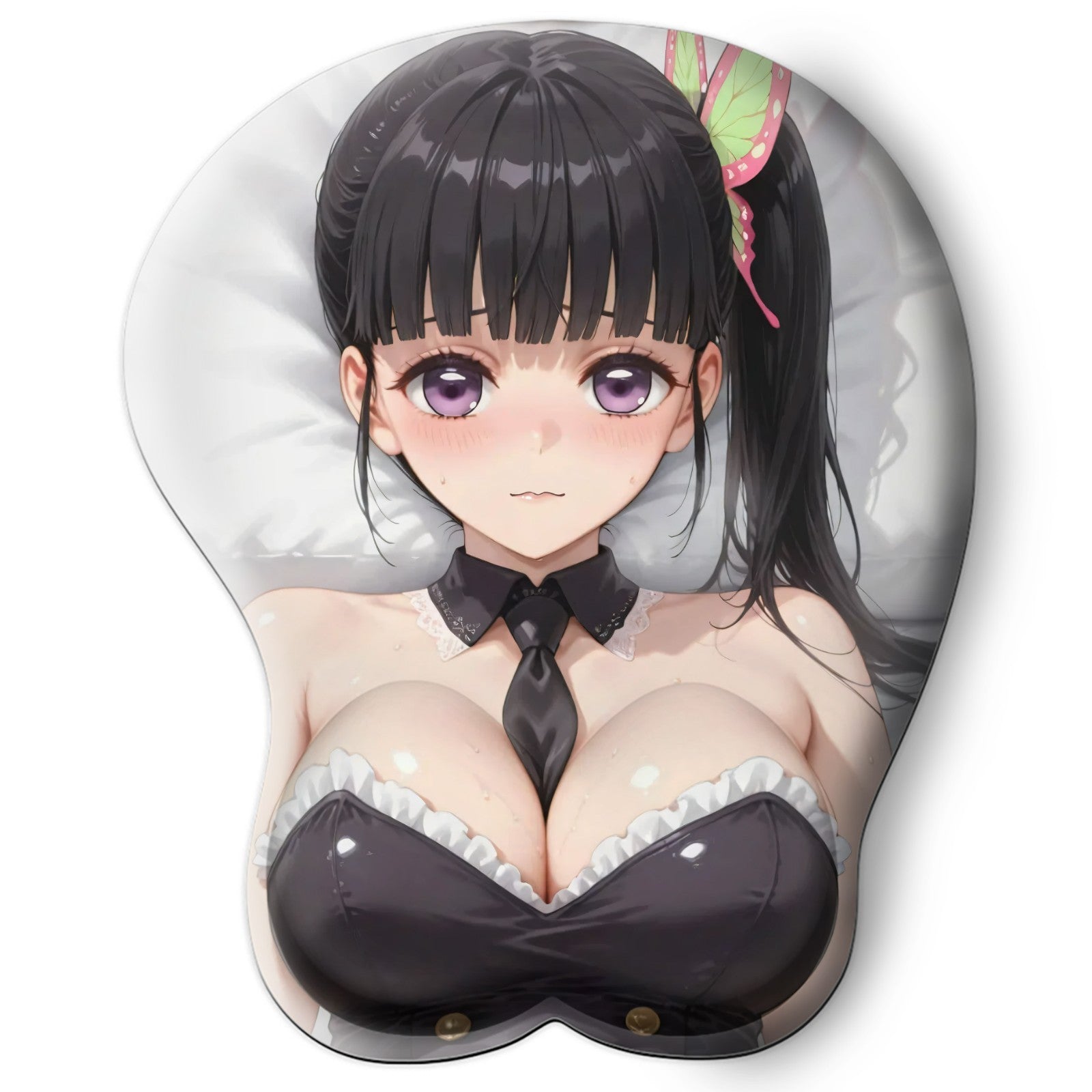 3D oppai Anime MousePad with Wrist Rest by  Demon Slayer Tsuyuri Kanao #01