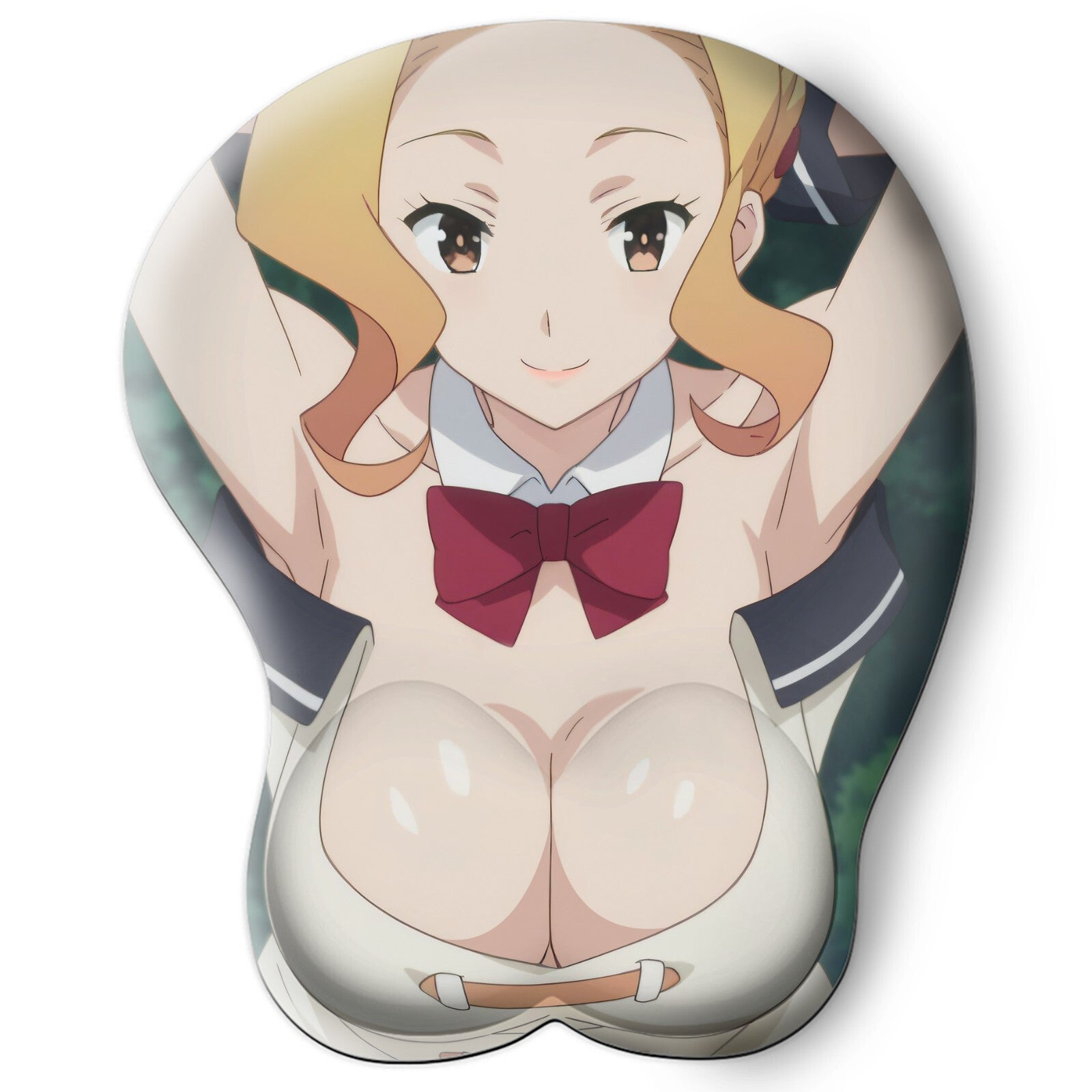 3D oppai Anime Mouse Pad with Wrist Rest by konosuba Luna #01