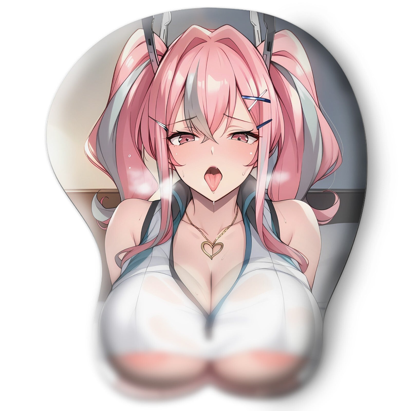 3D oppai Anime Mouse Pad with Wrist Rest by Azur Lane Bremerton #01