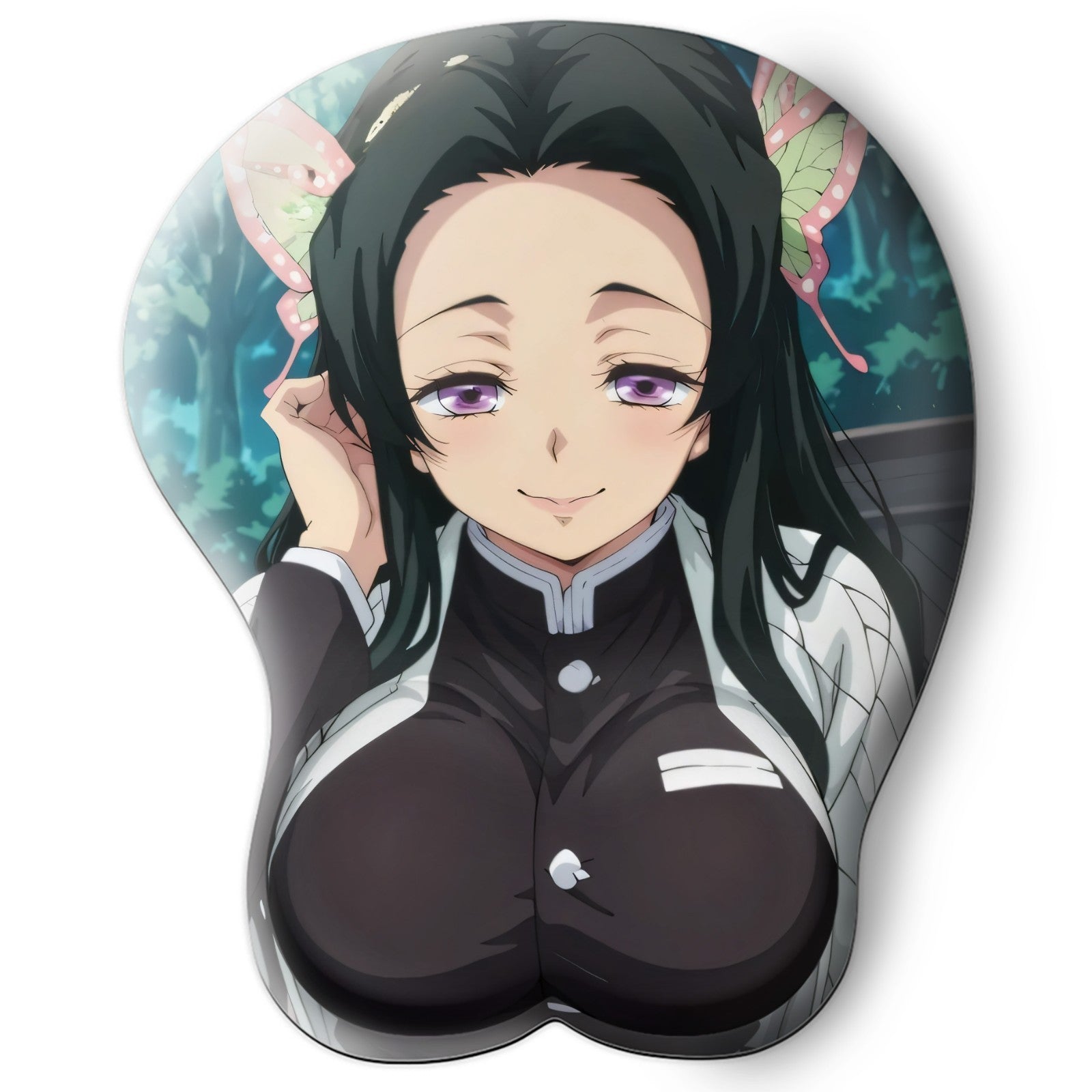 3D oppai Anime MousePad with Wrist Rest by Demon Slayer Kanae kocho #01
