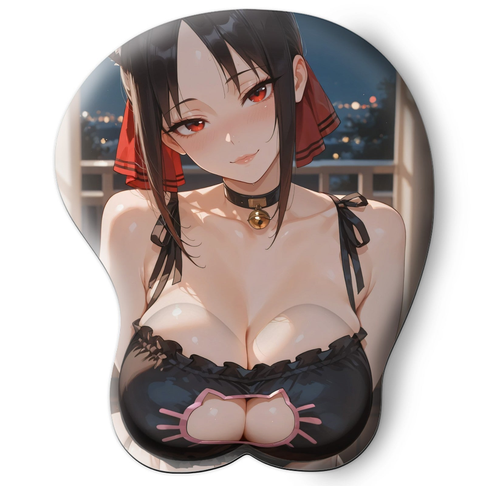 3D Oppai Anime Mouse Pad with Wrist Rest by Kaguya-sama shinomiya kaguya  #01