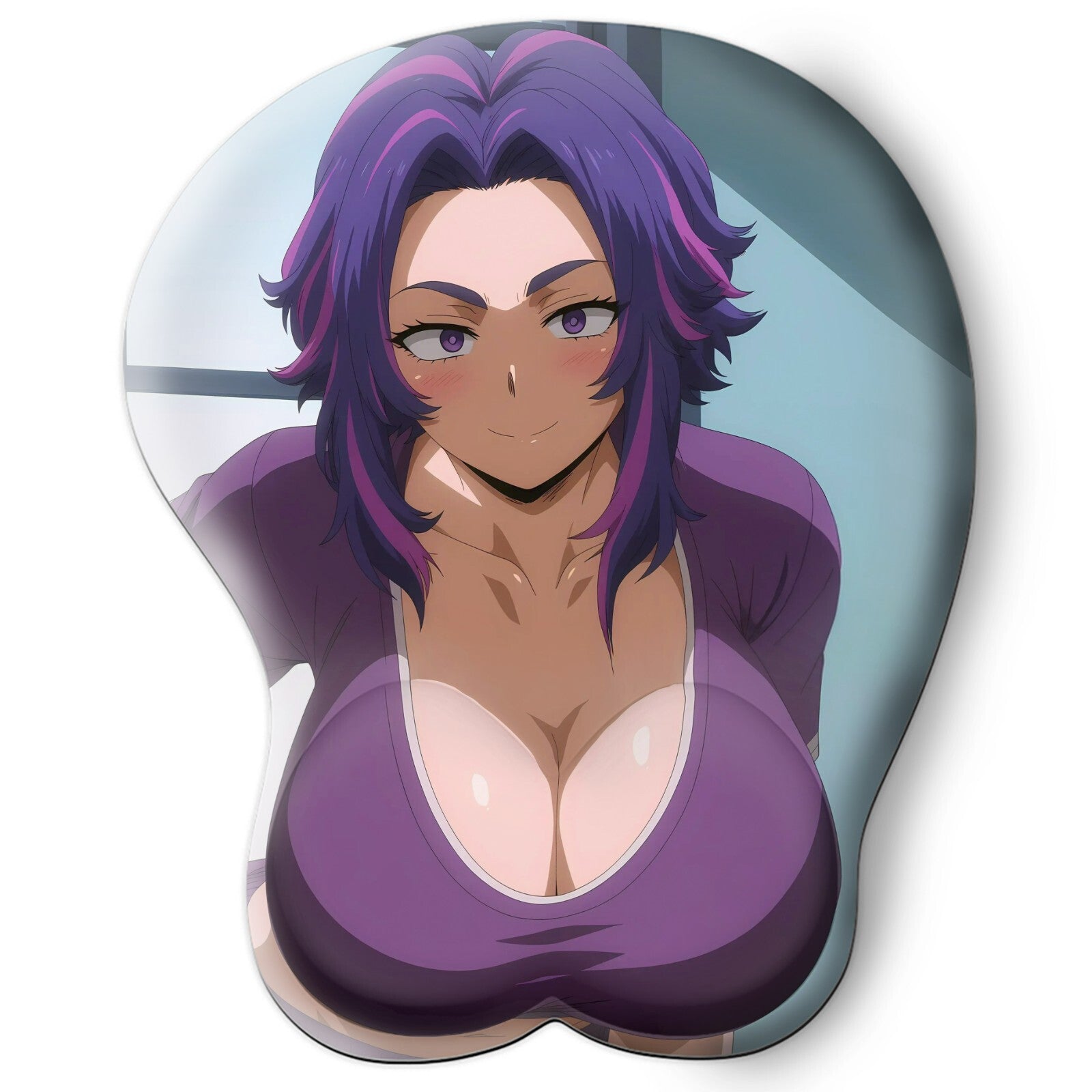 3D oppai Anime Mouse Pad with Wrist Rest by My hero academia Kaina Tsutsumi #01