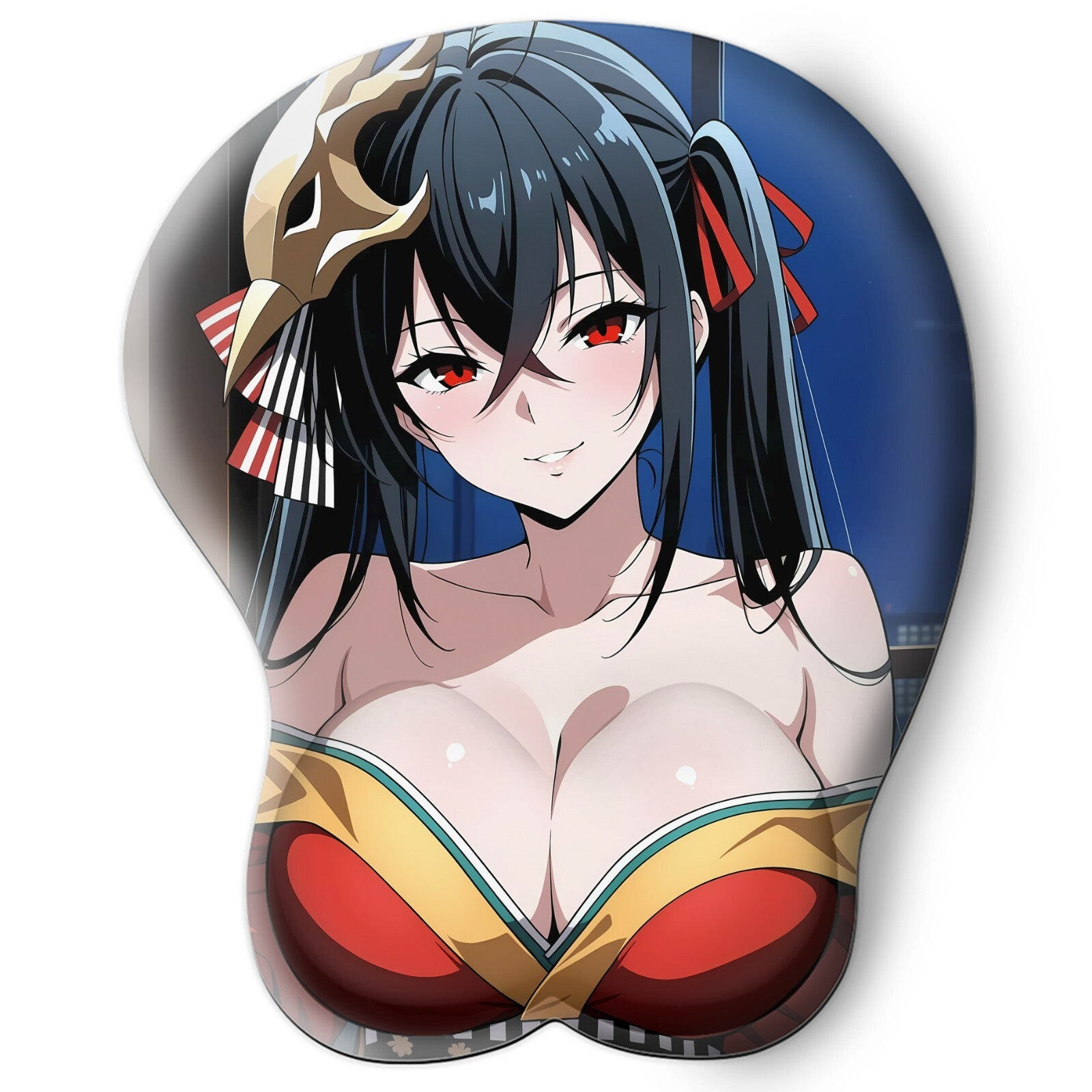 3D oppai Anime Mouse Pad with Wrist Rest by Azur Lane Taihou #01