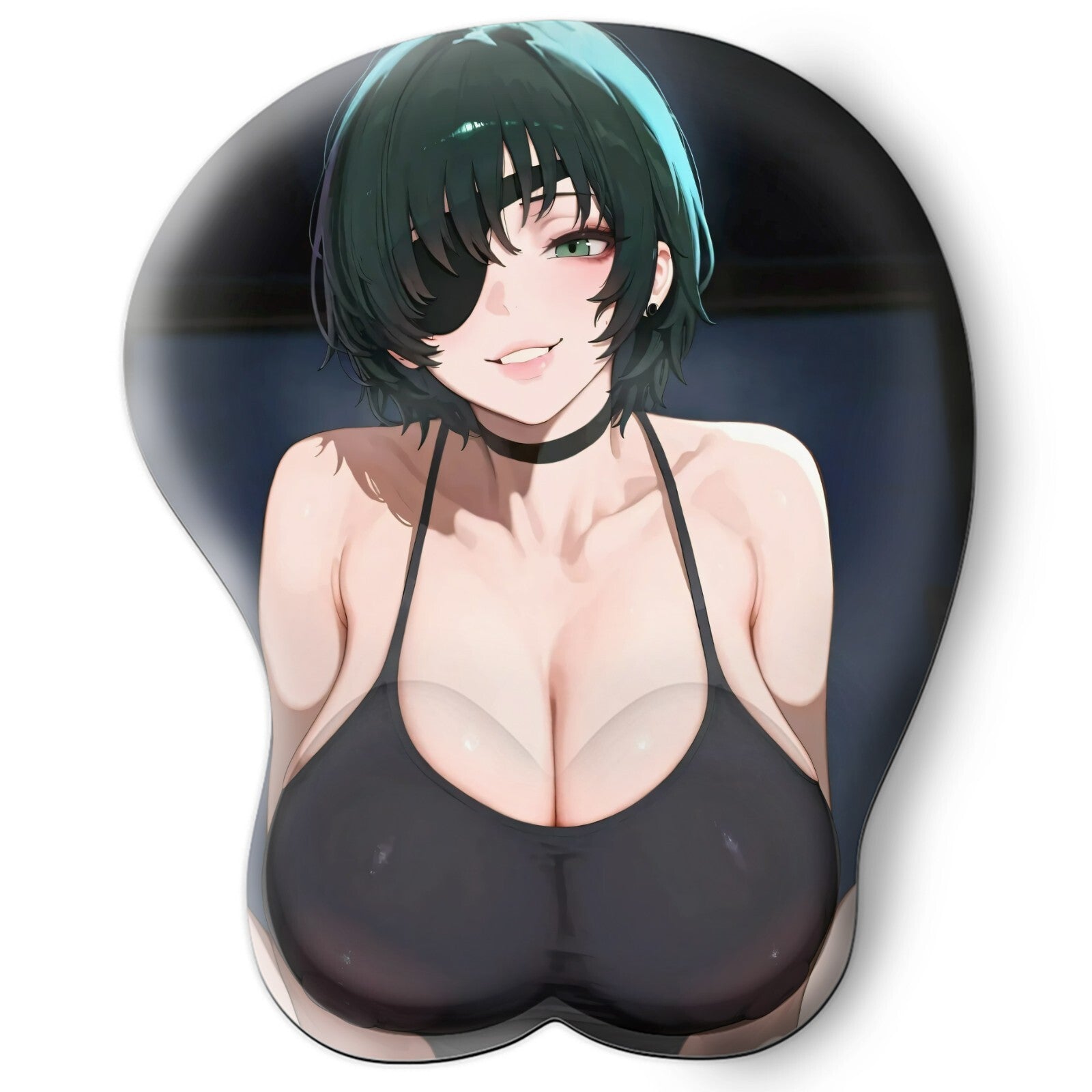 3D oppai Anime Mouse Pad with Wrist Rest by Chainsaw Man Himeno #01