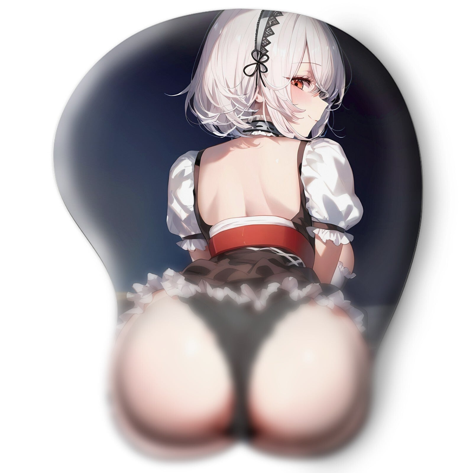 3D butt Anime Mouse Pad with Wrist Rest by Azur Lane Sirius #04