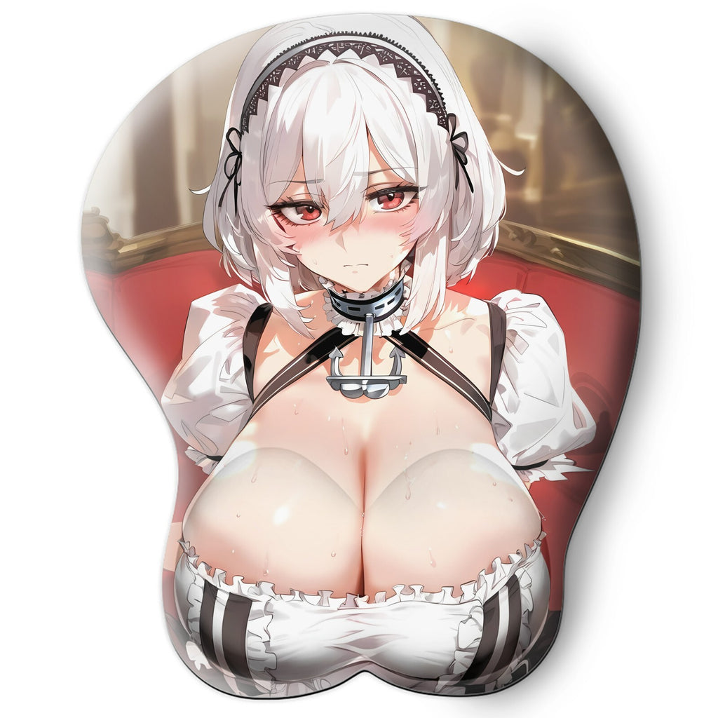 3D oppai Anime Mouse Pad with Wrist Rest by Azur Lane Sirius #02