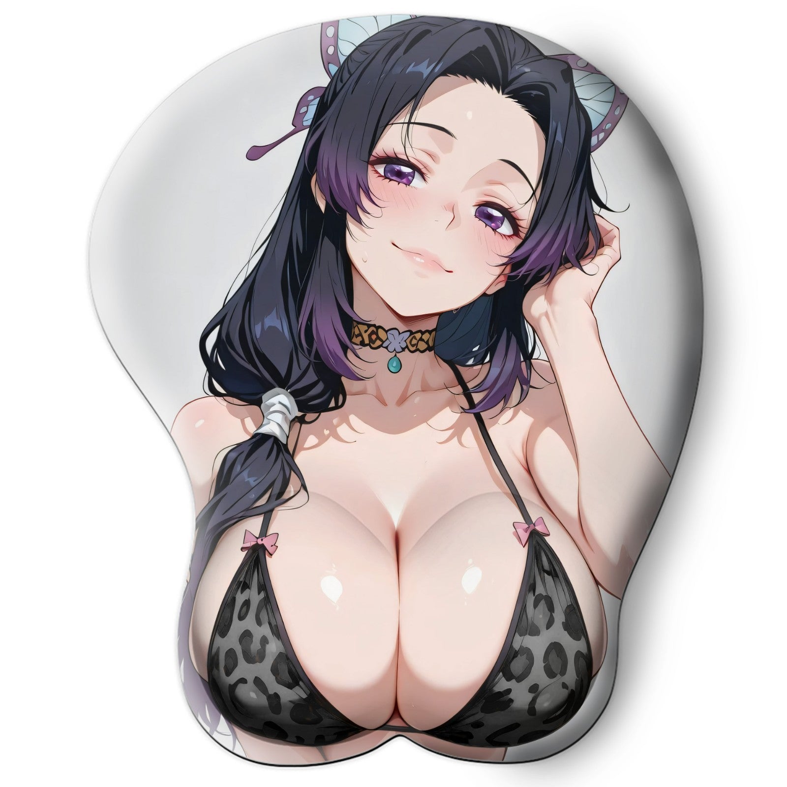 3D oppai Anime MousePad with Wrist Rest by Demon Slayer Kanae kocho #01