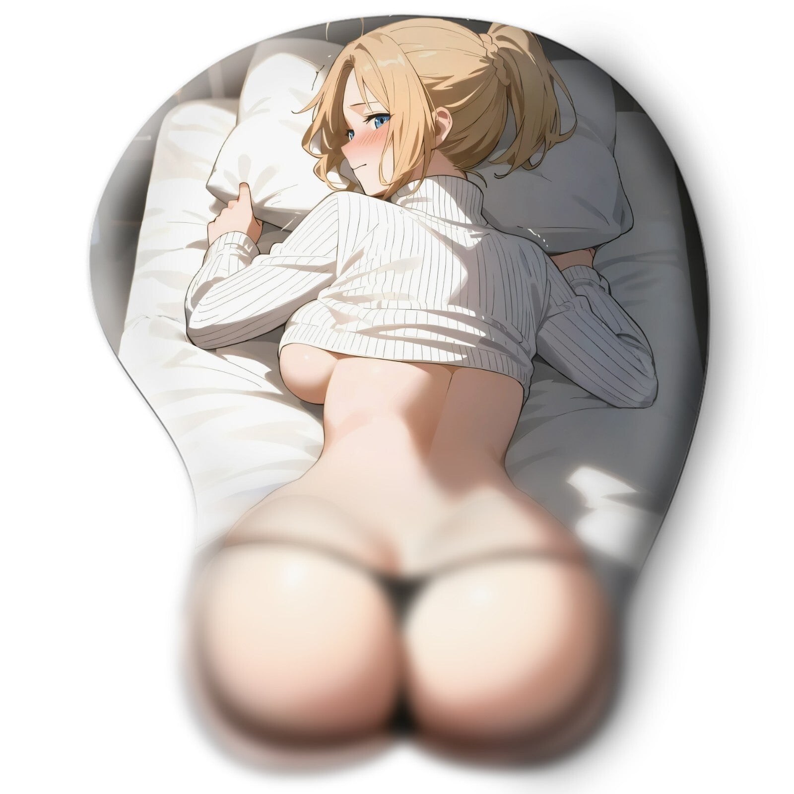 3D butt Anime Mouse Pad with Wrist Rest by Mushoku Tensei Zenith Greyrat #02