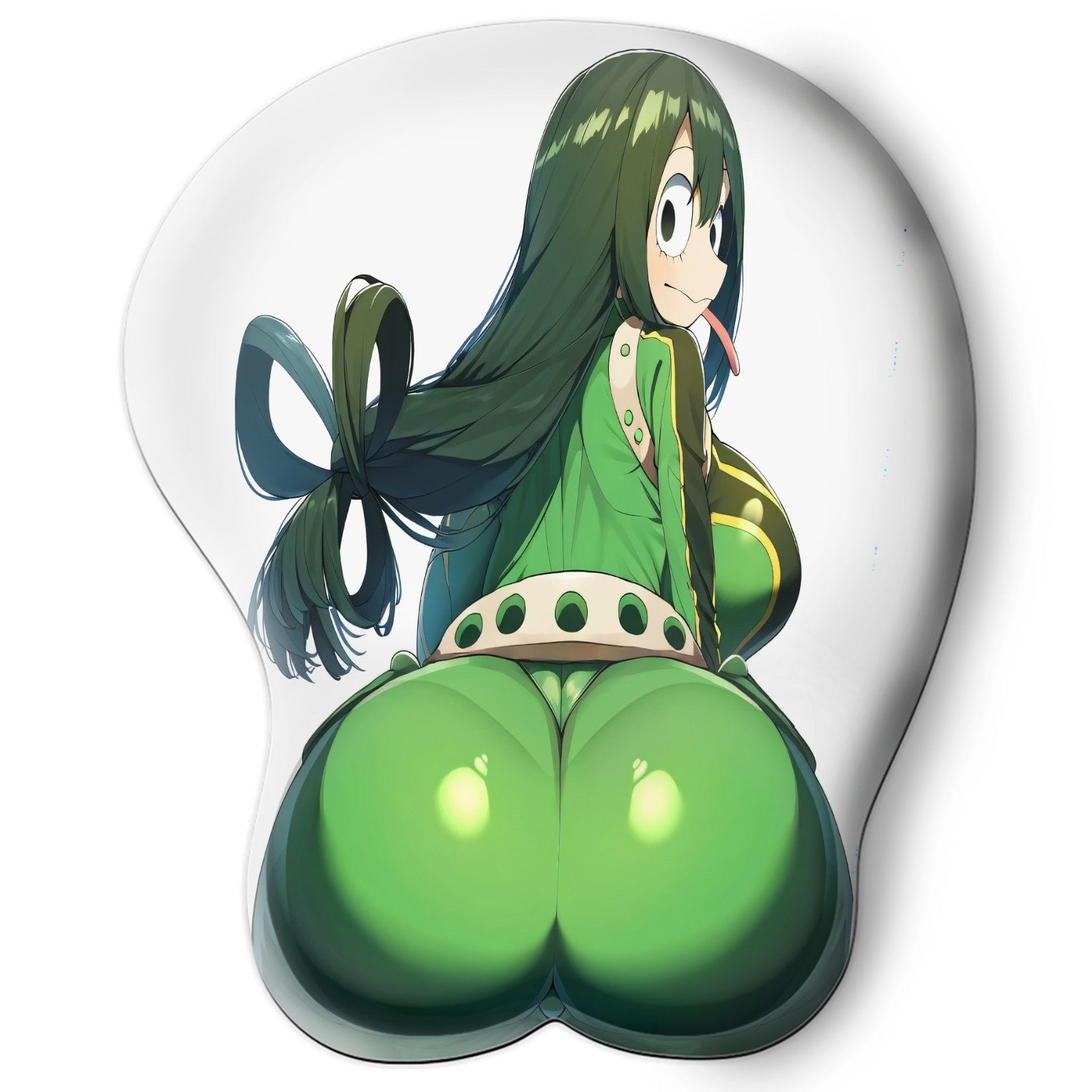 3D butt Anime Mouse Pad with Wrist Rest by My hero academia Tsuyu Asui  #02