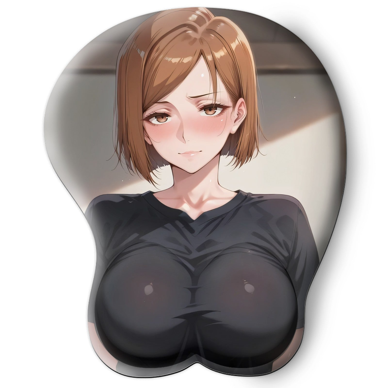 3D oppai Anime Mouse Pad with Wrist Rest by Jujutsu kaisen Nobara Kugisaki #01