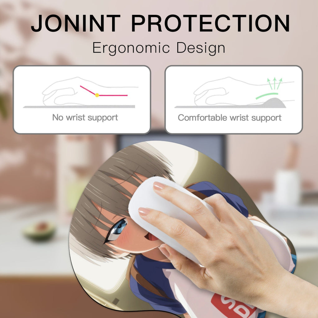 3D oppai Anime Mouse Pad with Wrist Rest by Uzaki-chan #02