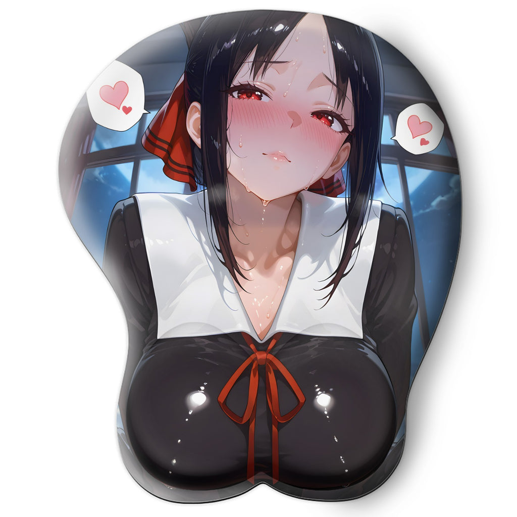 3D Oppai Anime Mouse Pad with Wrist Rest by Kaguya-sama shinomiya kaguya  #01