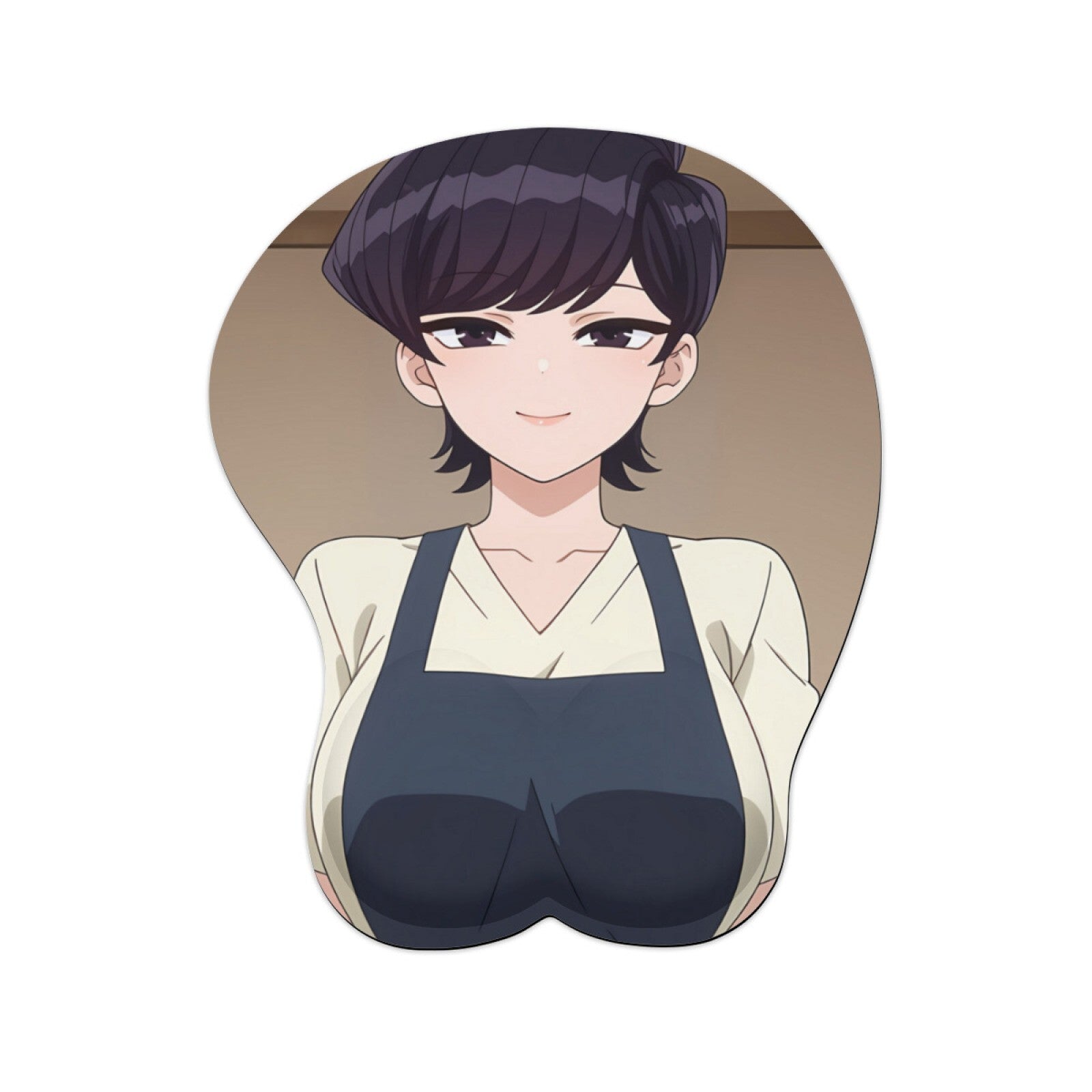 3D oppai Anime MousePad with Wrist Rest by Komi Can't Communicate komi shuuko 01