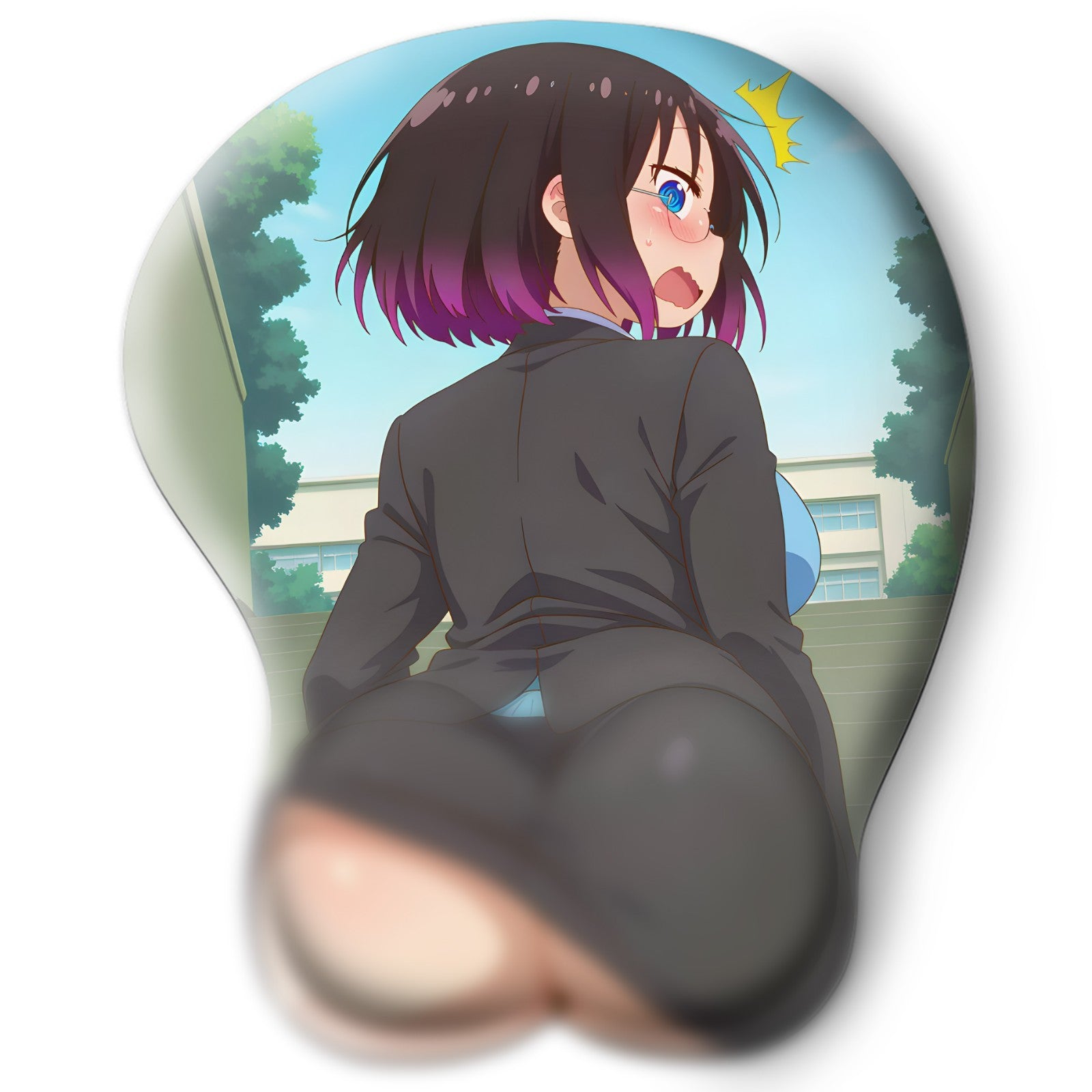 3D butt Anime Mouse Pad with Wrist Rest by Dragon Maid Elma #02