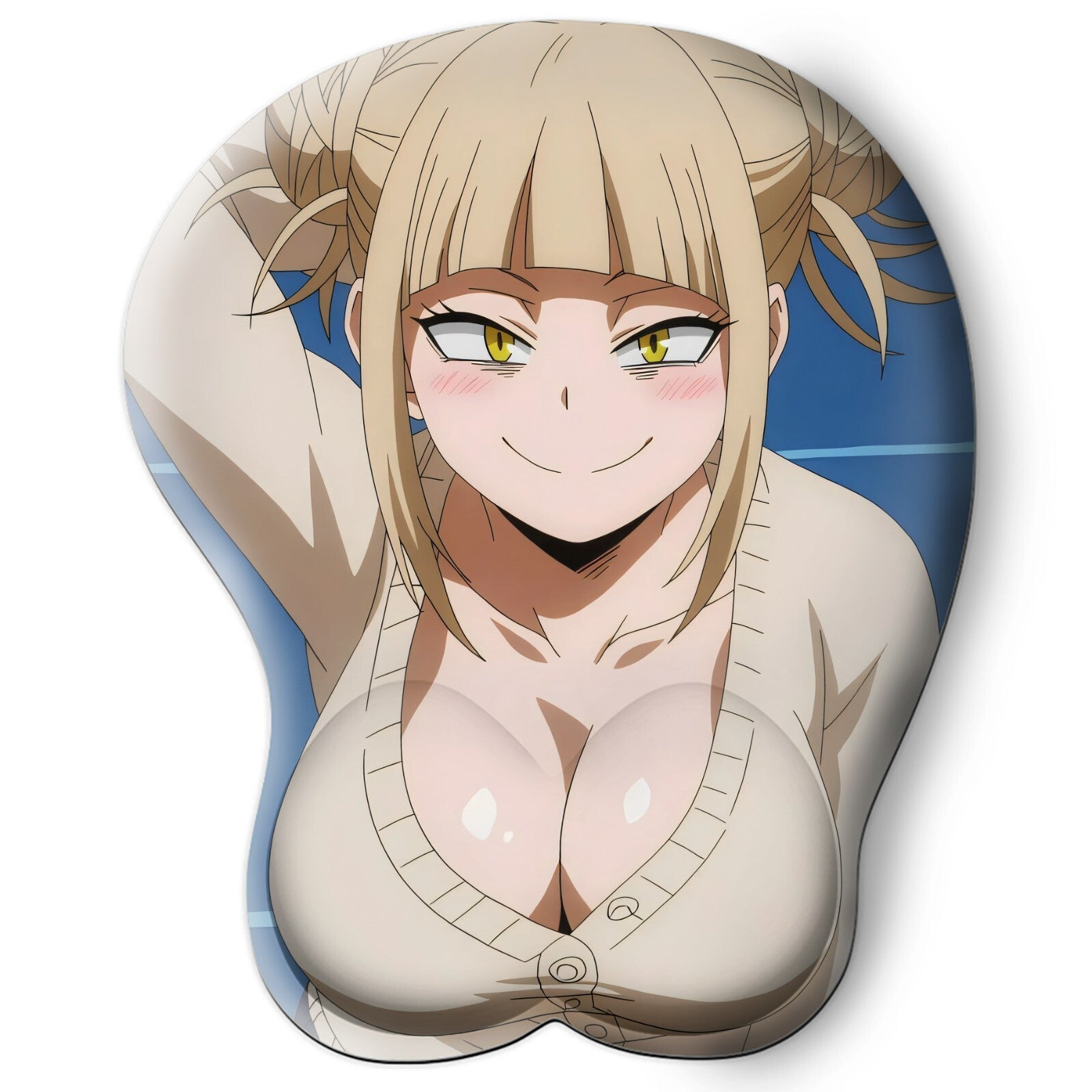 3D oppai Anime Mouse Pad with Wrist Rest by My hero academia himiko toga #01