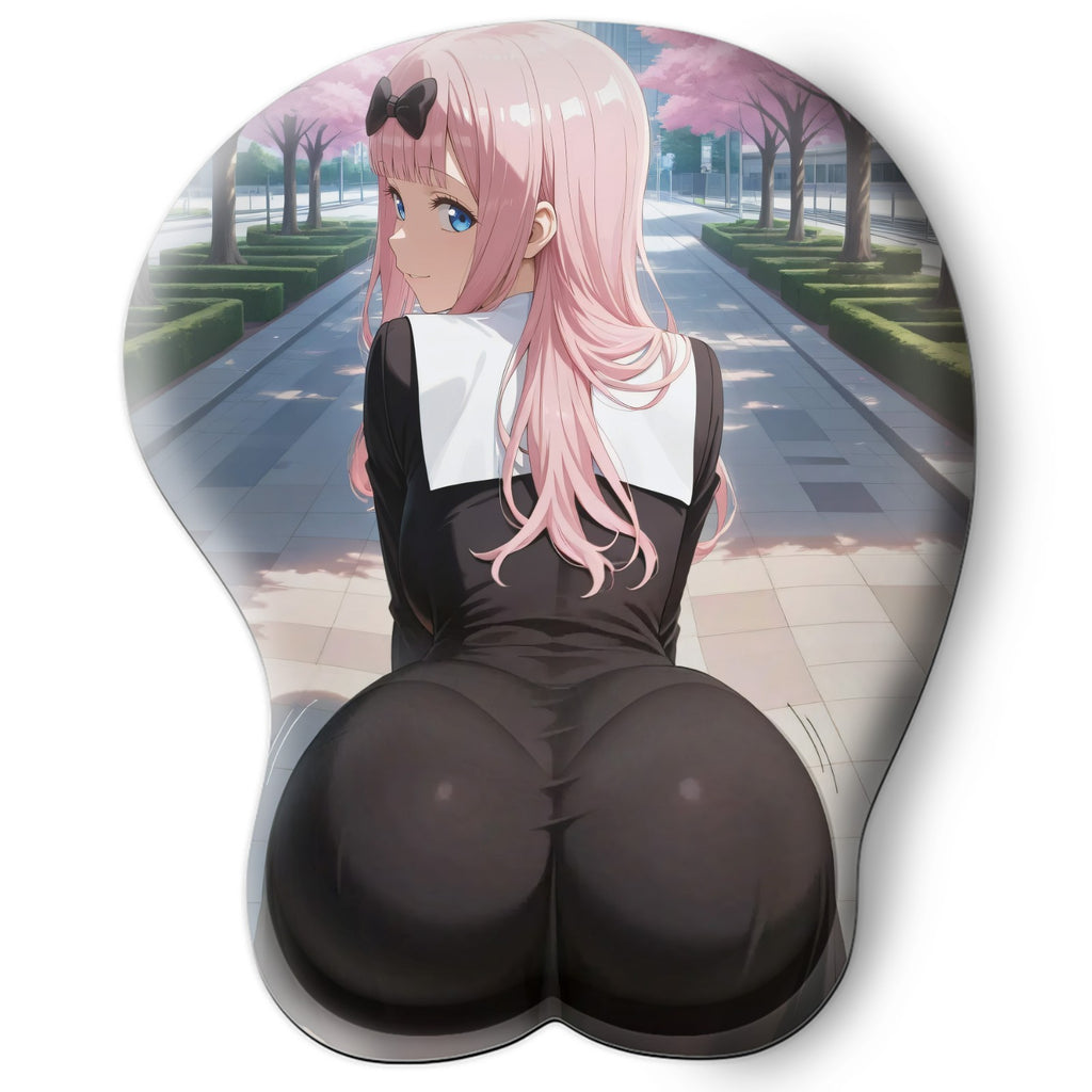 3D butt Anime Mouse Pad with Wrist Rest by Kaguya-sama Chika Fujiwara #02