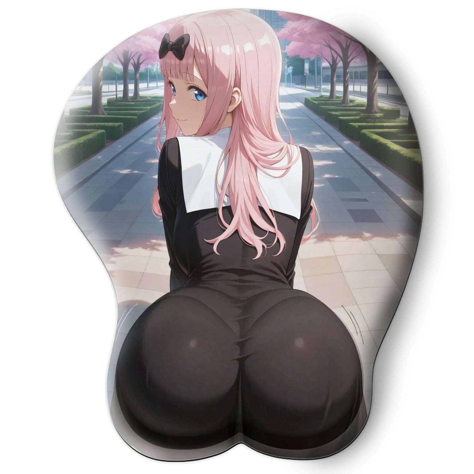 3D butt Anime Mouse Pad with Wrist Rest by Kaguya-sama Chika Fujiwara #02