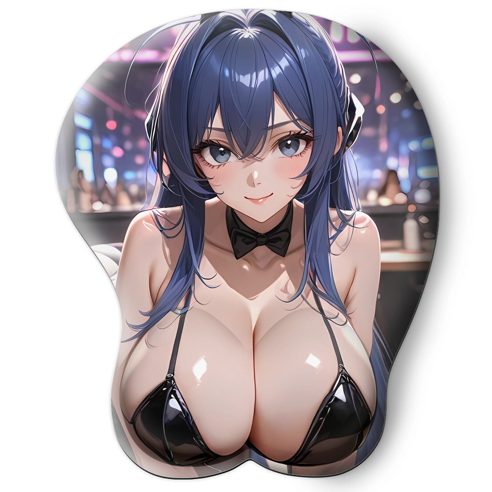 3D oppai Anime Mouse Pad with Wrist Rest by Azur Lane New Jersey #05