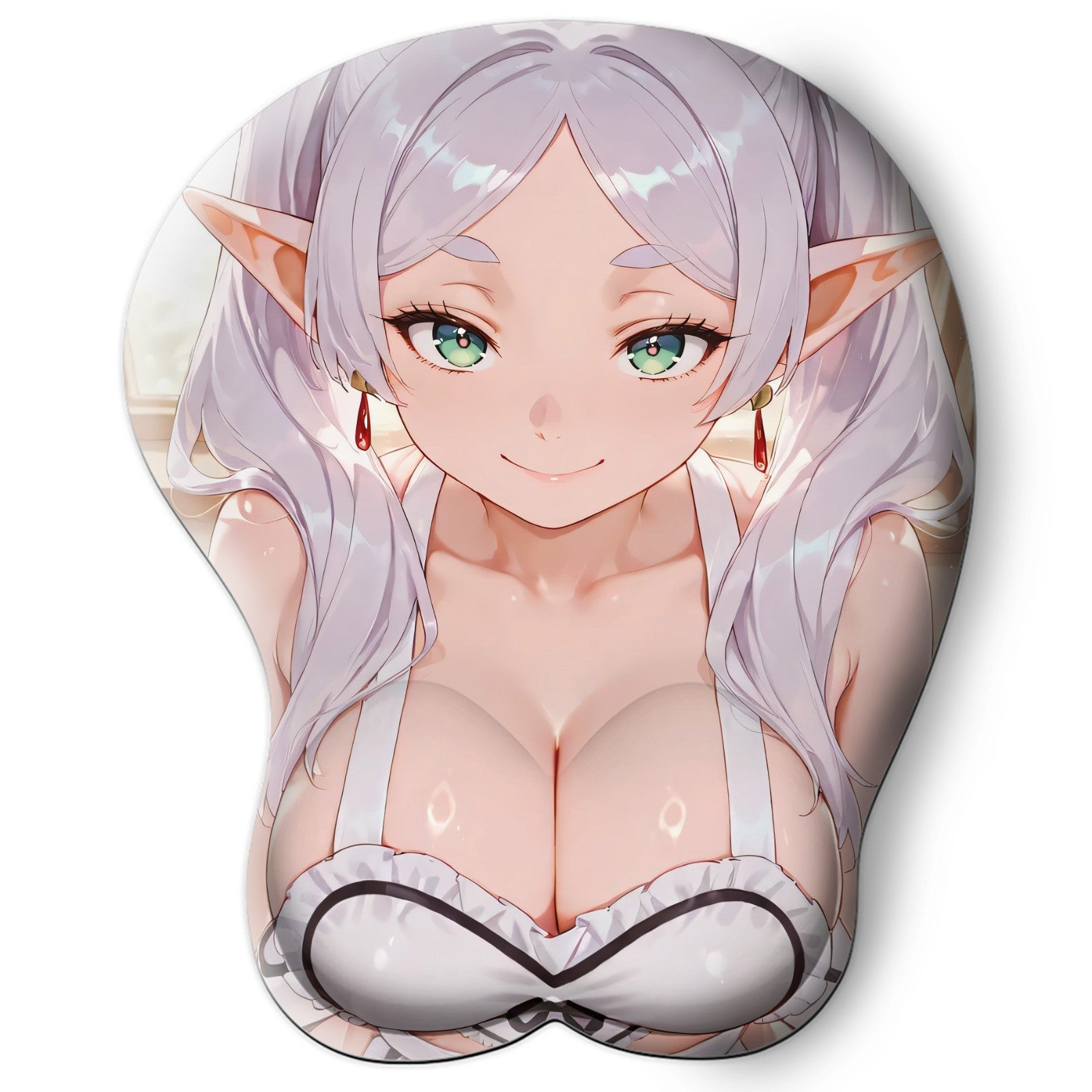 3D oppai Anime Mouse Pad with Wrist Rest by Sousou no Frieren #01