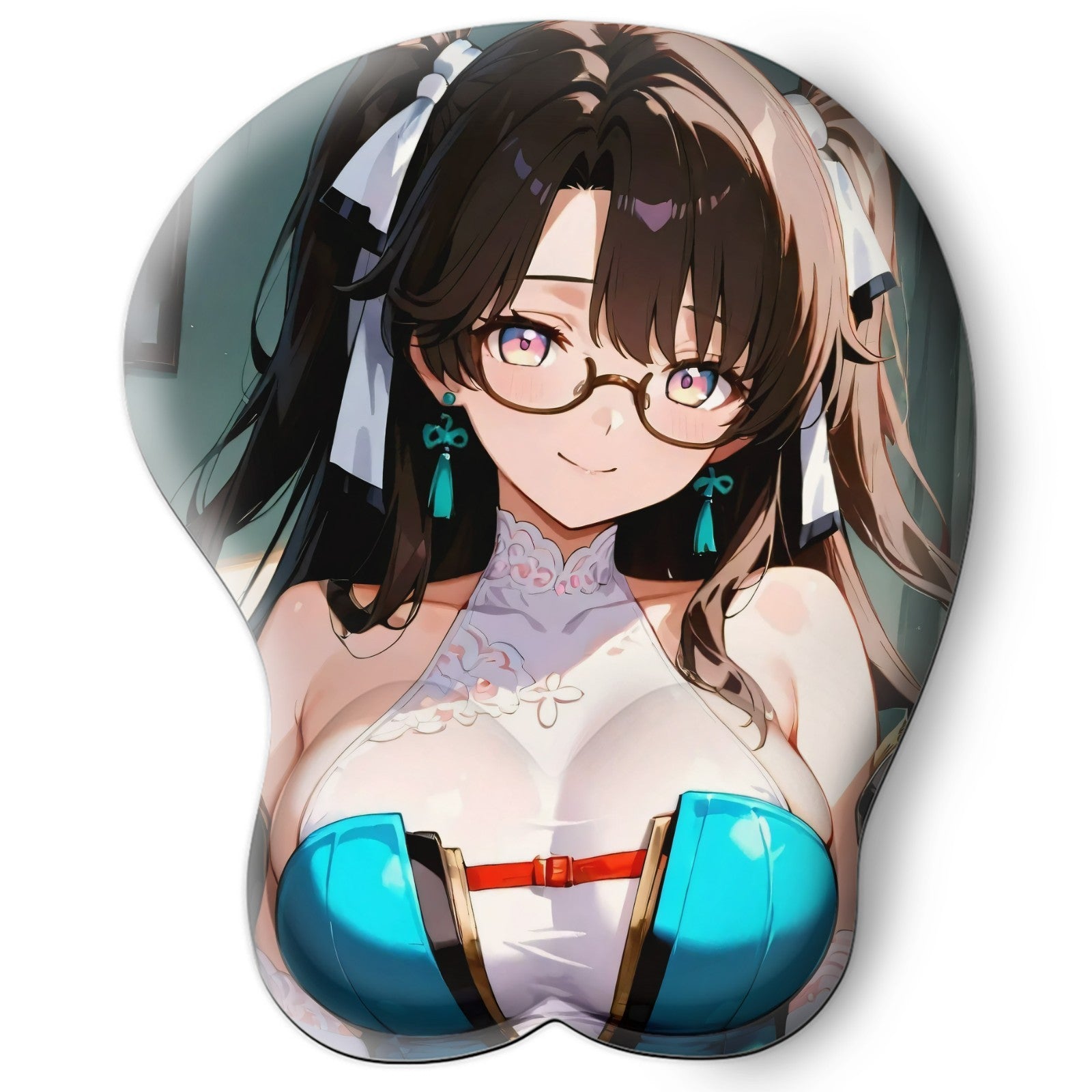 3D butt Anime Mouse Pad with Wrist Rest by Wuthering Waves Zhezhi  #02