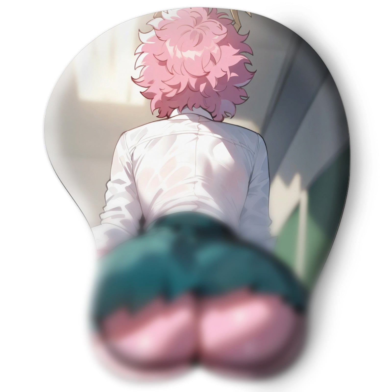 3D butt Anime Mouse Pad with Wrist Rest by My hero academia Mina Ashido #02
