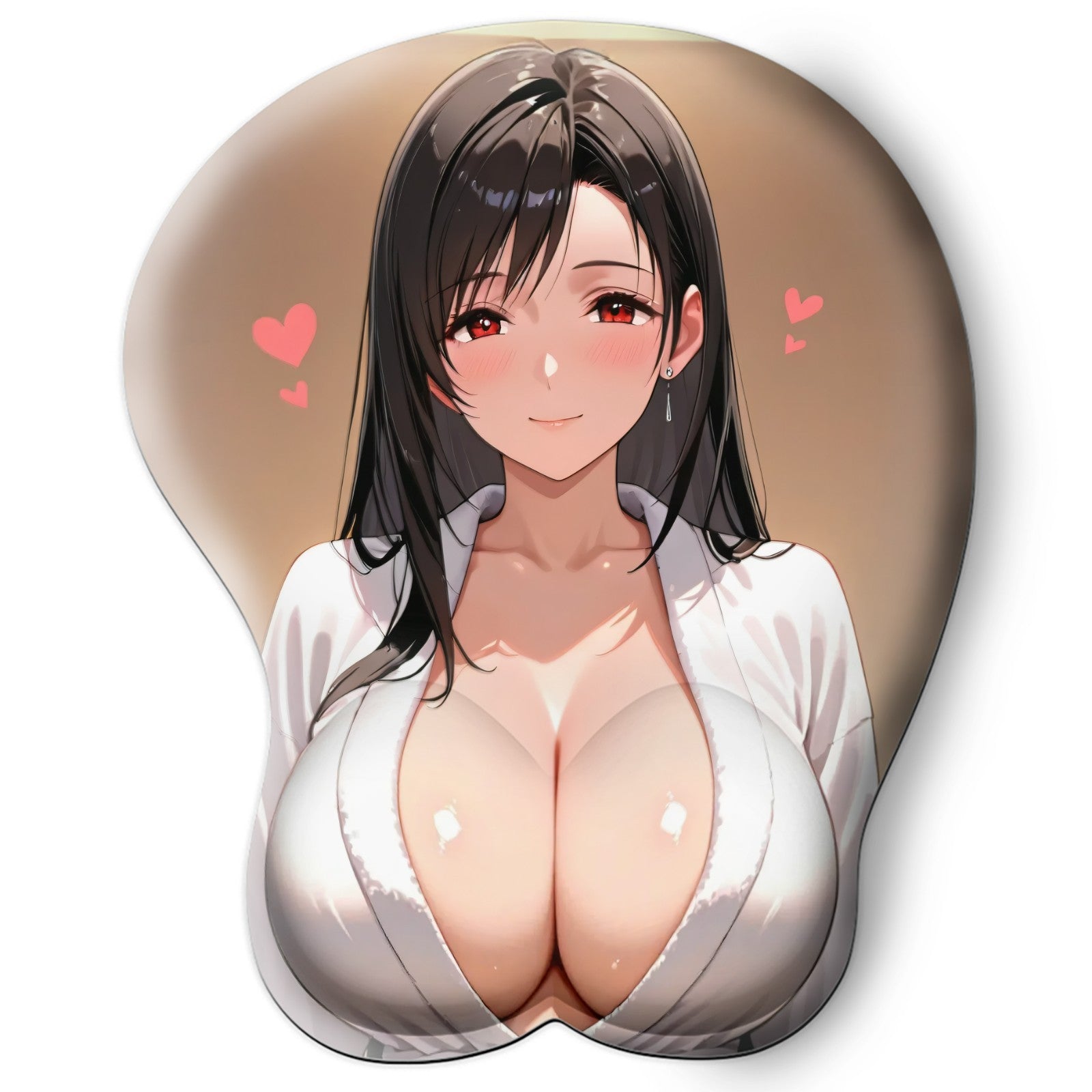 3D oppai Anime Mouse Pad with Wrist Rest by Final Fantasy VII Tifa Lockhart #01
